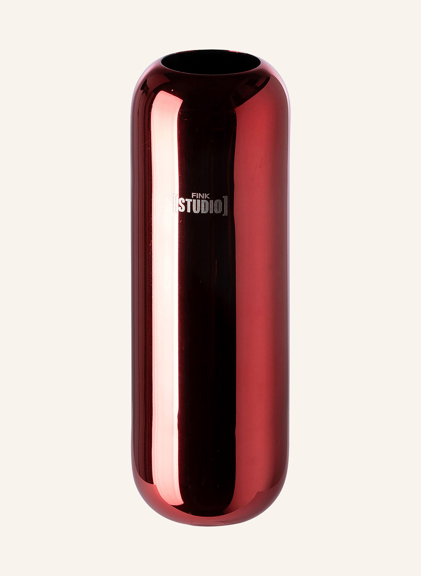 Fink Studio Vase HIGH END: ROT