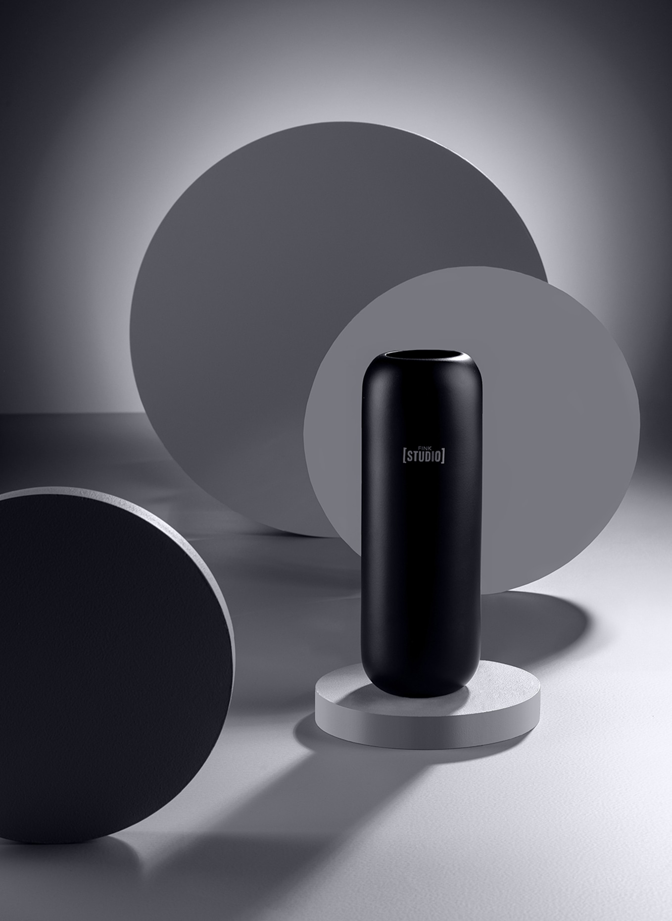 Fink Studio Vase HIGH END: SCHWARZ