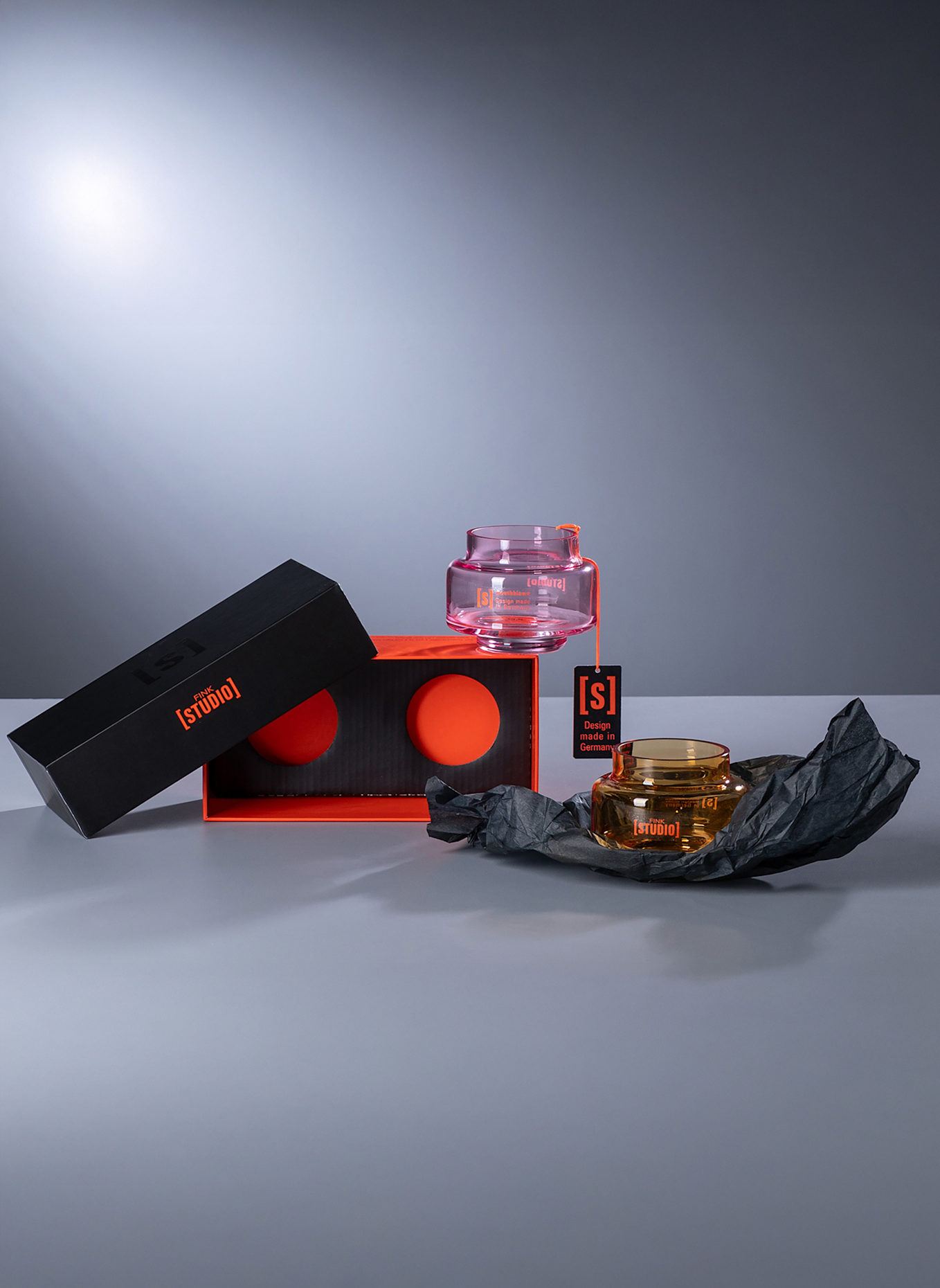 Fink Studio Teelichthalter NICE ONE: ORANGE