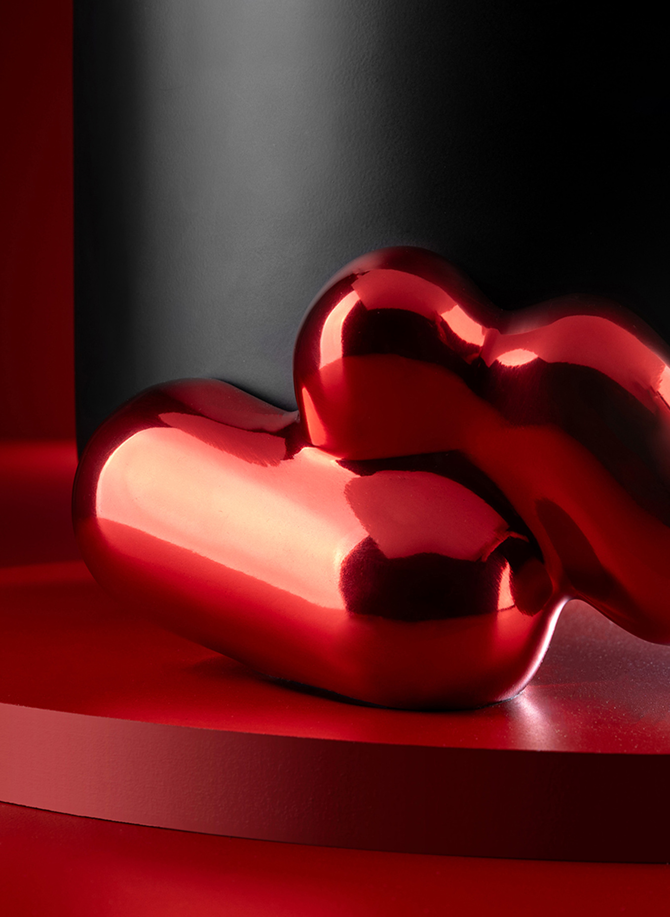 Fink Studio Punchbowl POP ART: ROT/ SCHWARZ