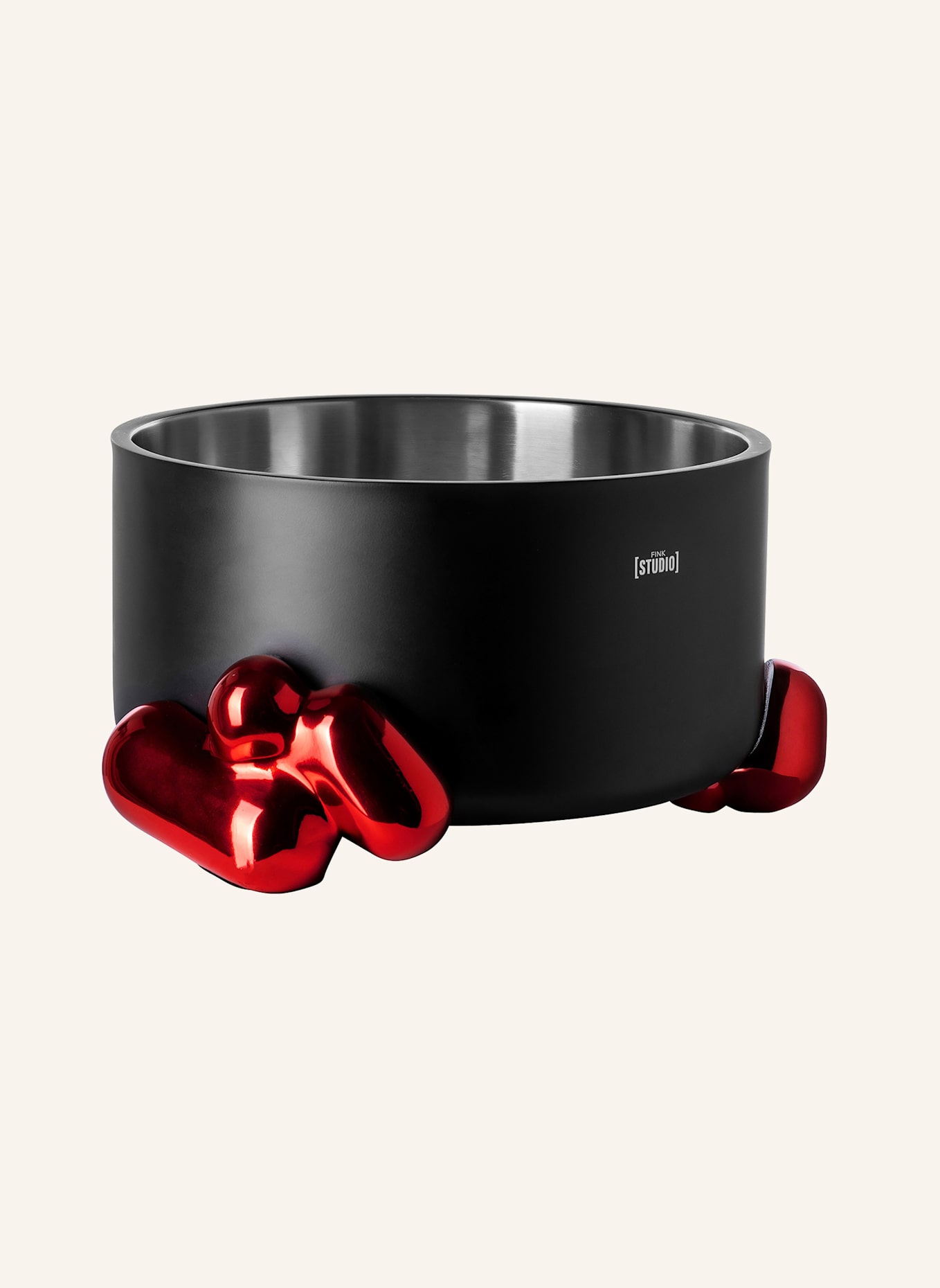 Fink Studio Punchbowl POP ART: ROT/ SCHWARZ