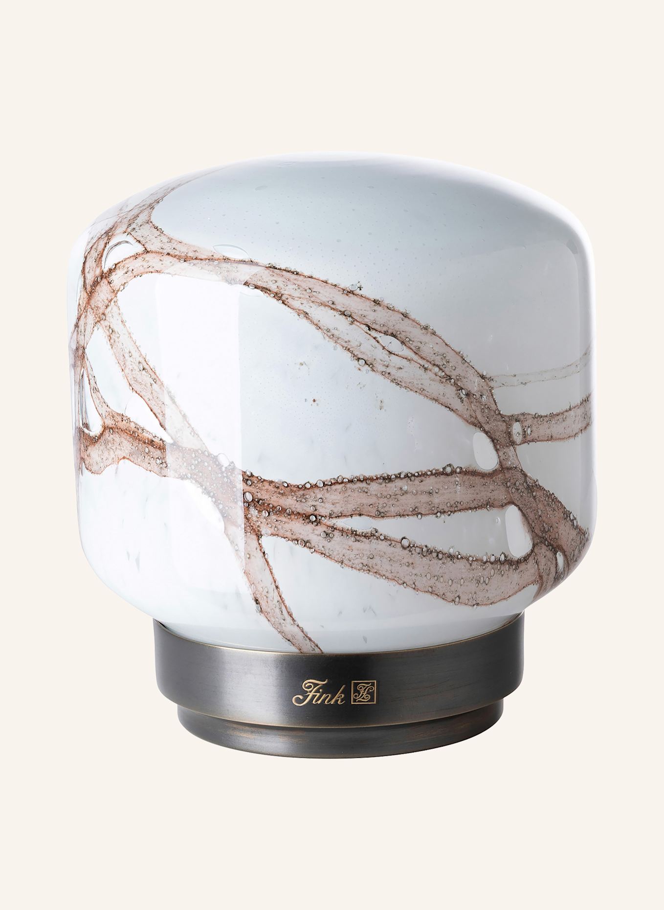 Fink LED Leuchte MELLUX: BRAUN/ WEISS