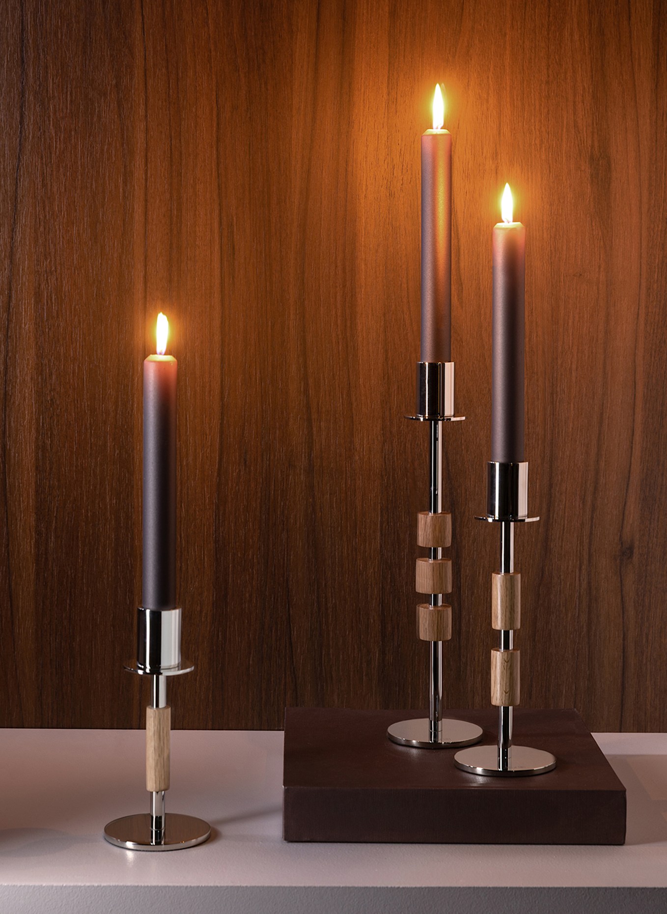 Fink Leuchter PORTERO: SILBER