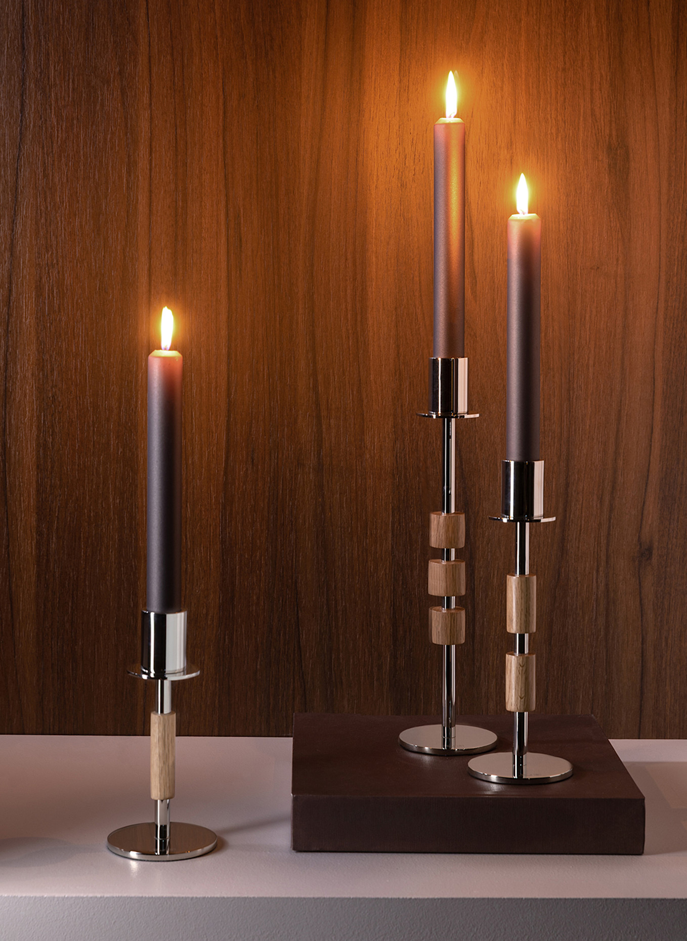 Fink Leuchter PORTERO: SILBER