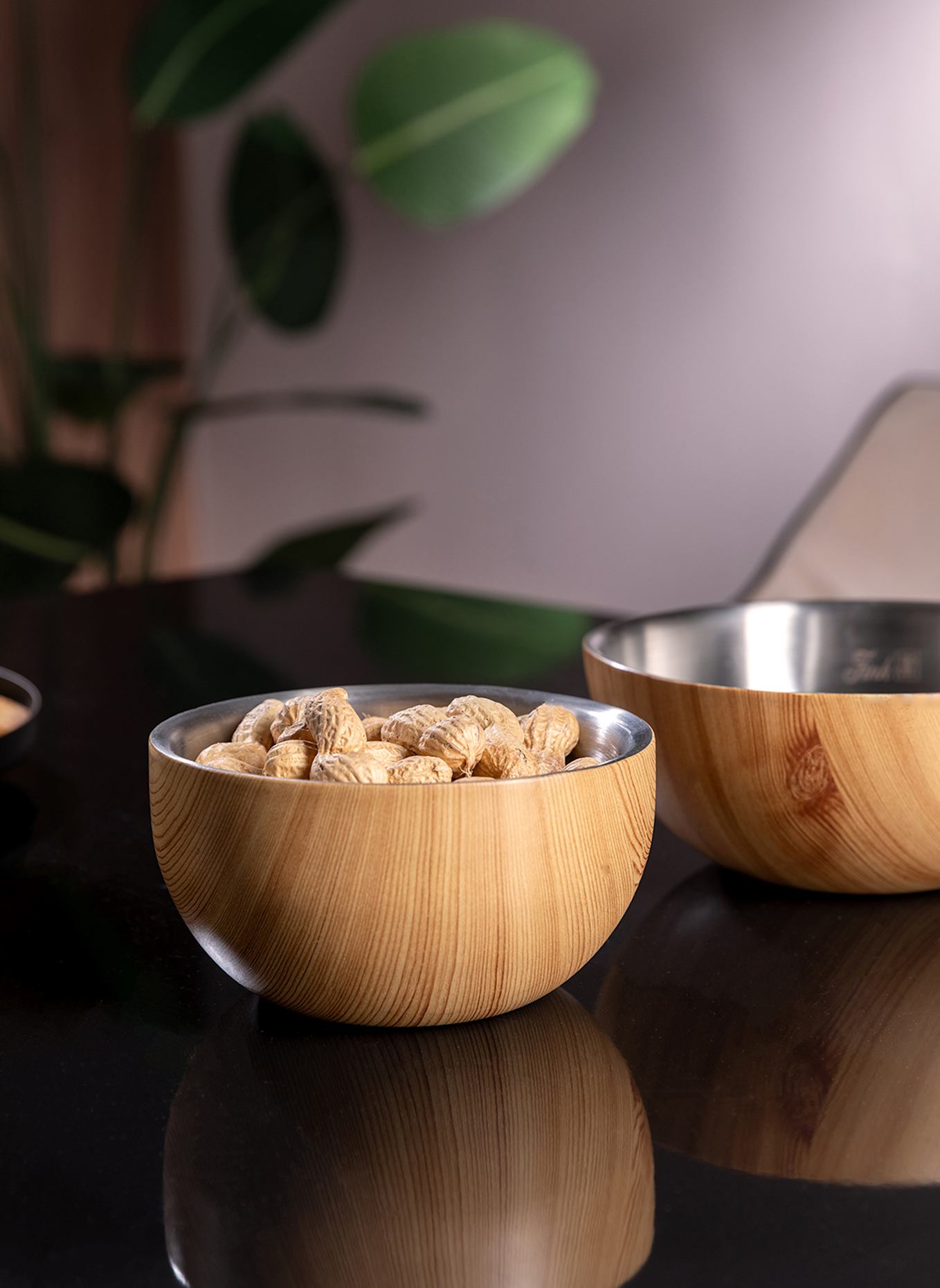 Fink Schale TIMBER: SILBER