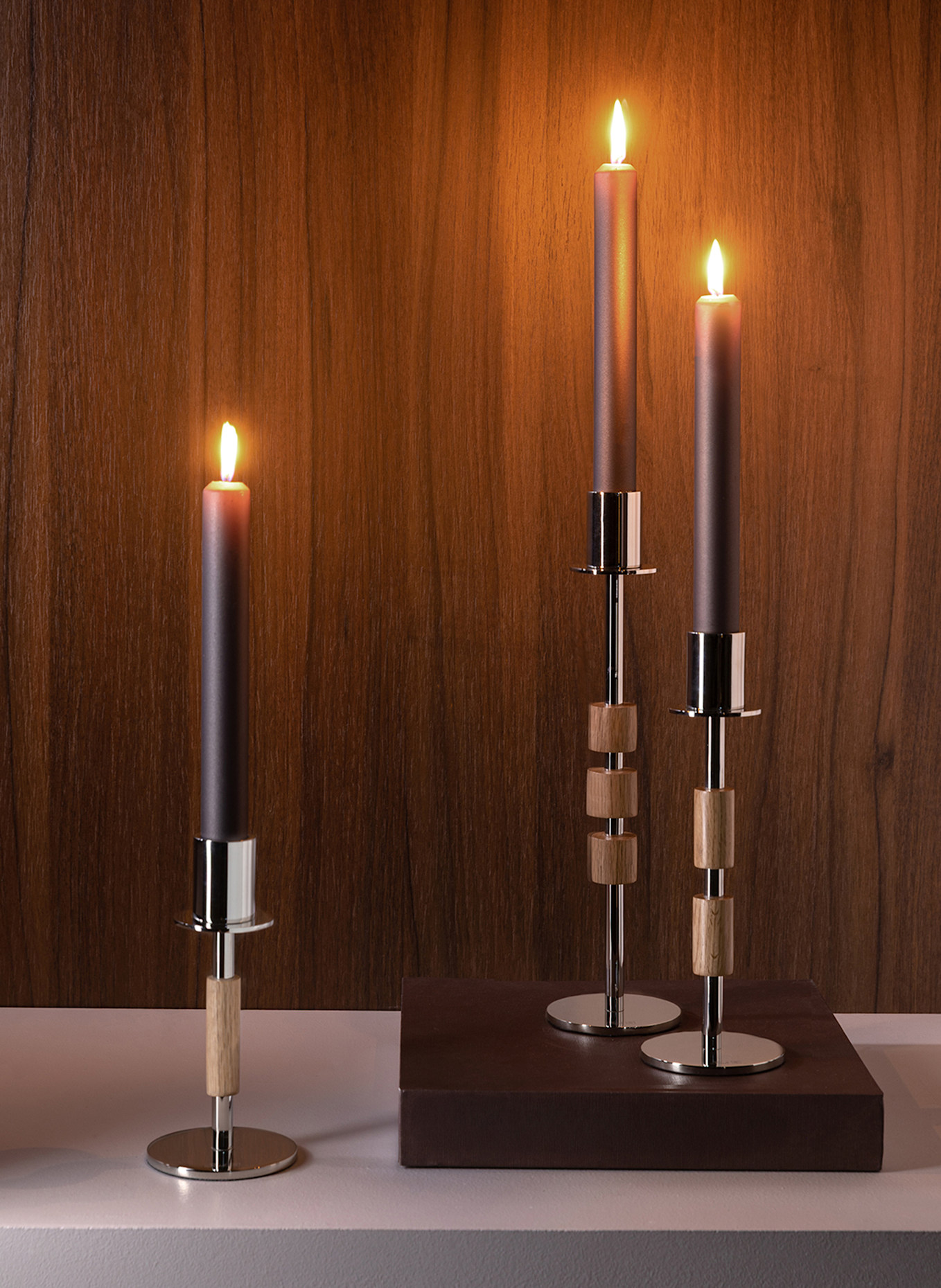 Fink Leuchter PORTERO: SILBER