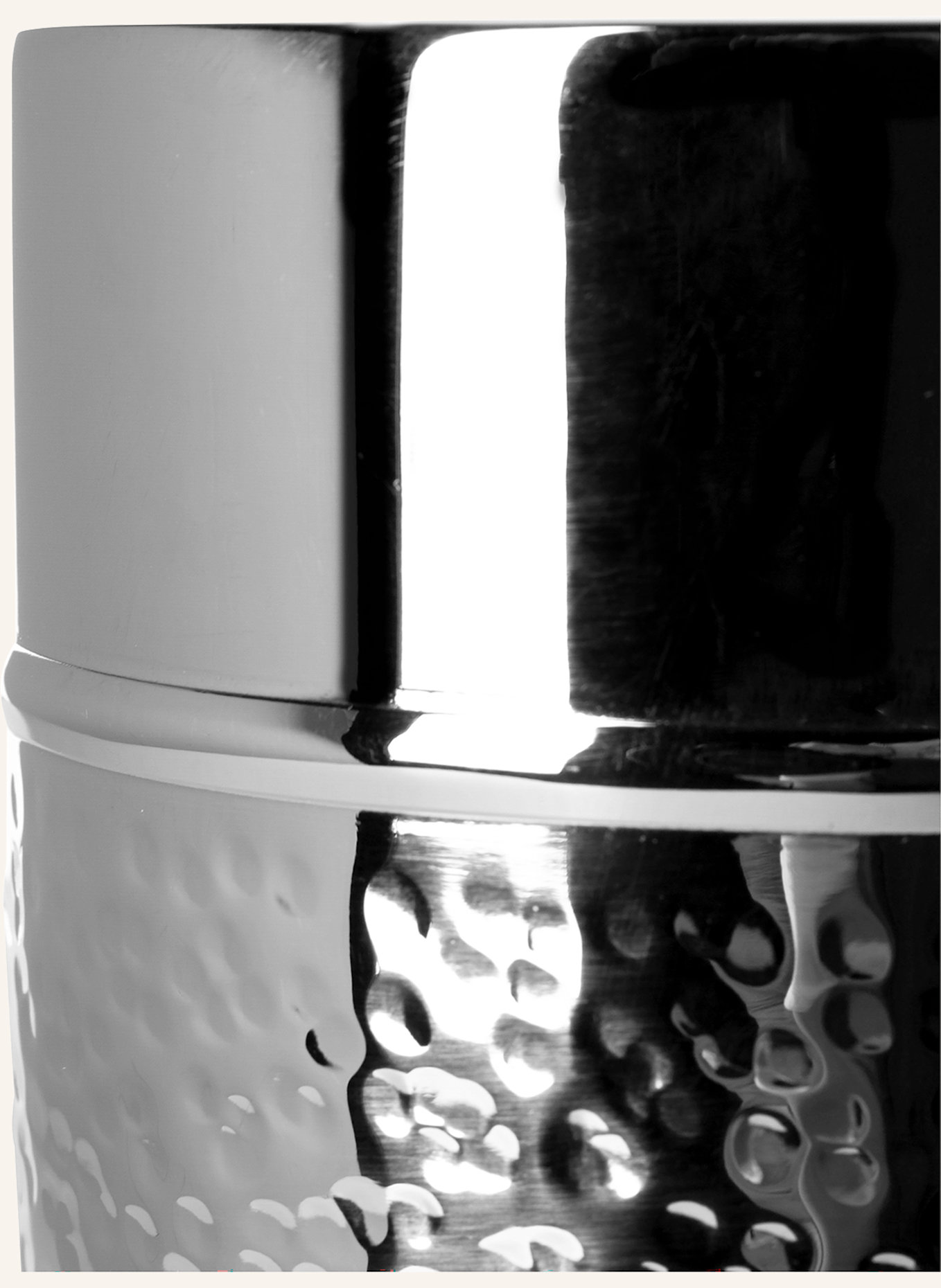 Fink Stumpenkerzenhalter NASSAU: SILBER