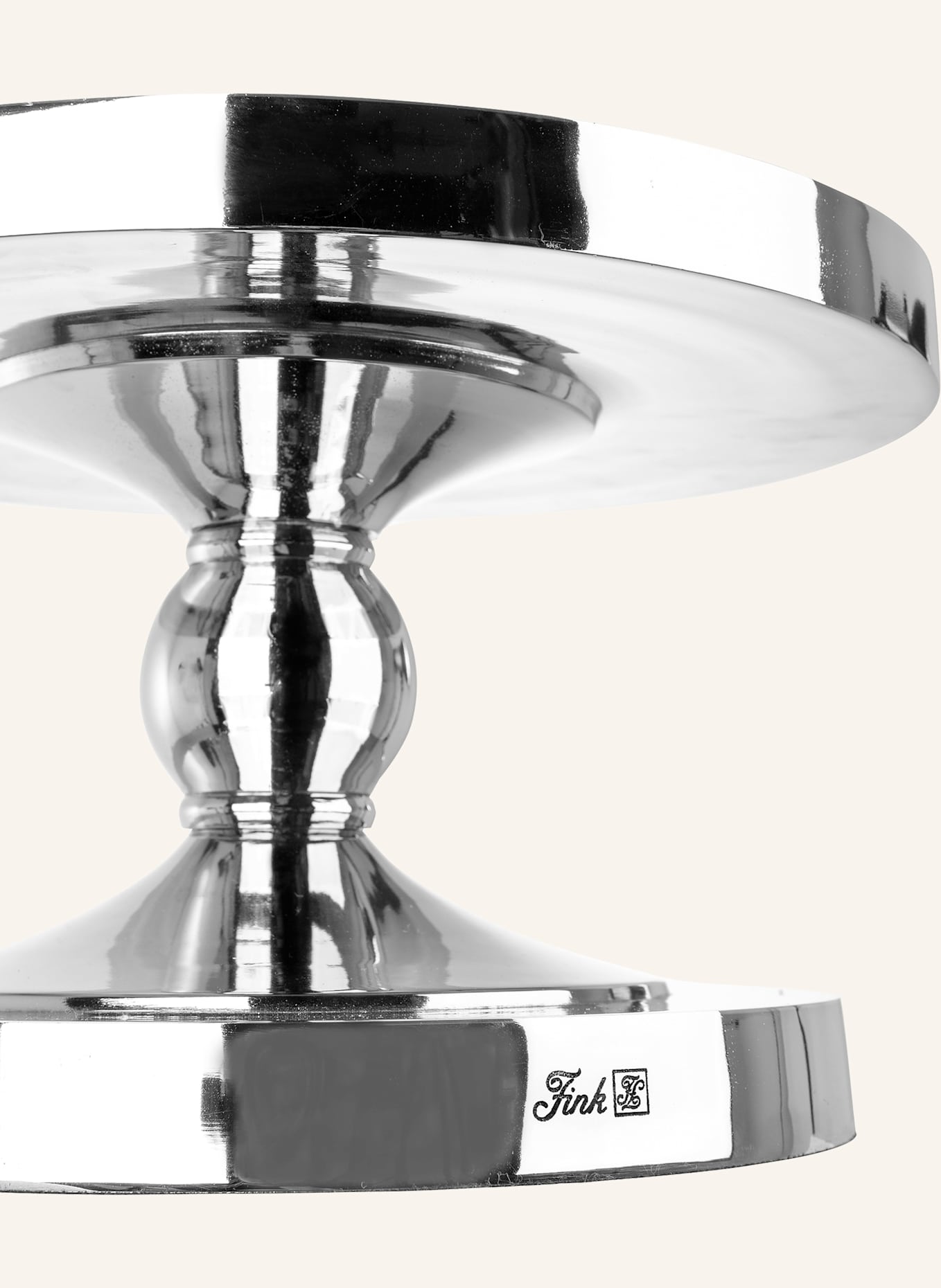 Fink Dekoplatte LAMONTE: SILBER