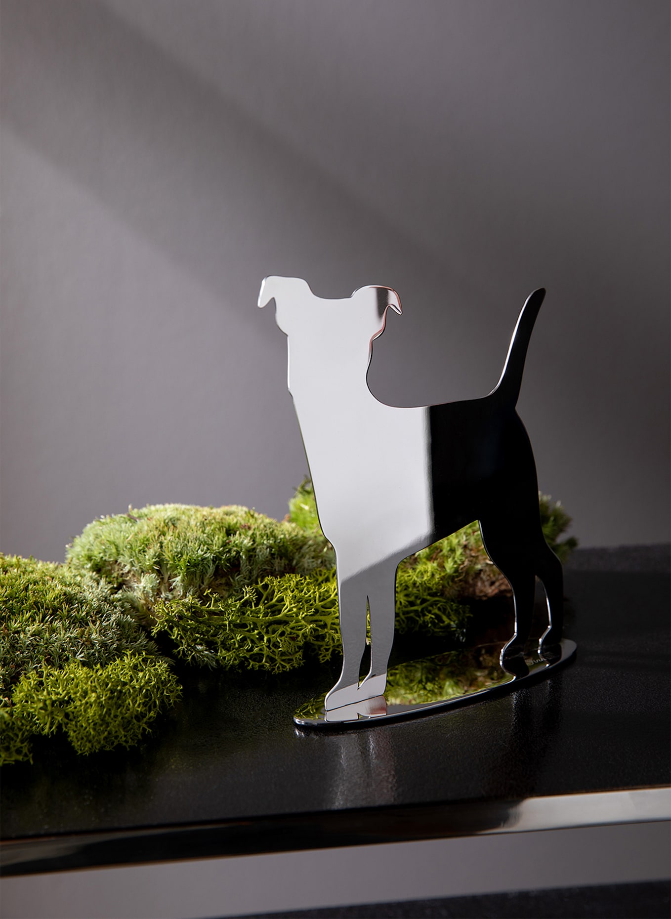 Fink Deko Hund RUSSEL: SILBER