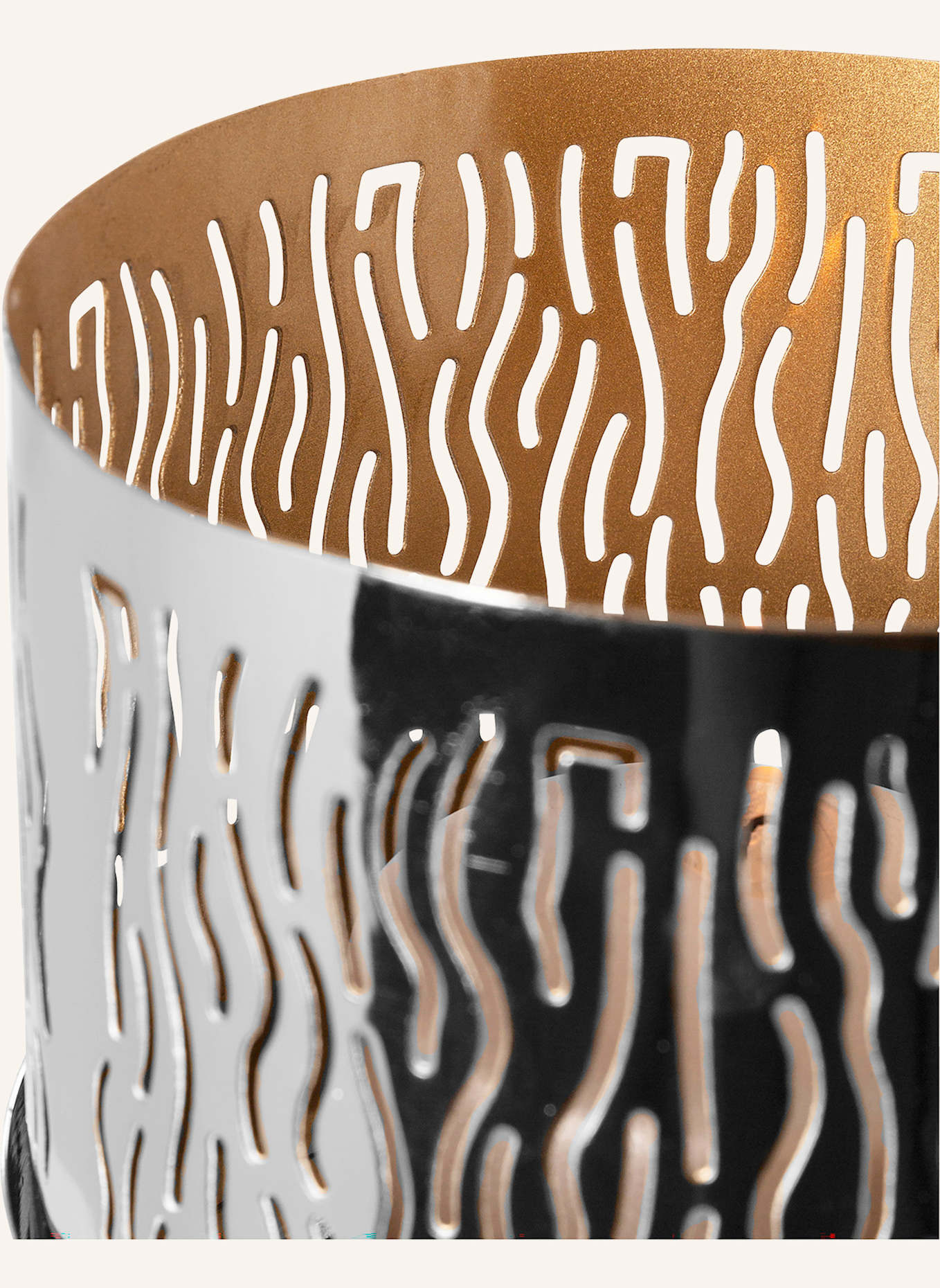 Fink Windlicht, Windlicht ohne Glas MARIAN: SILBER