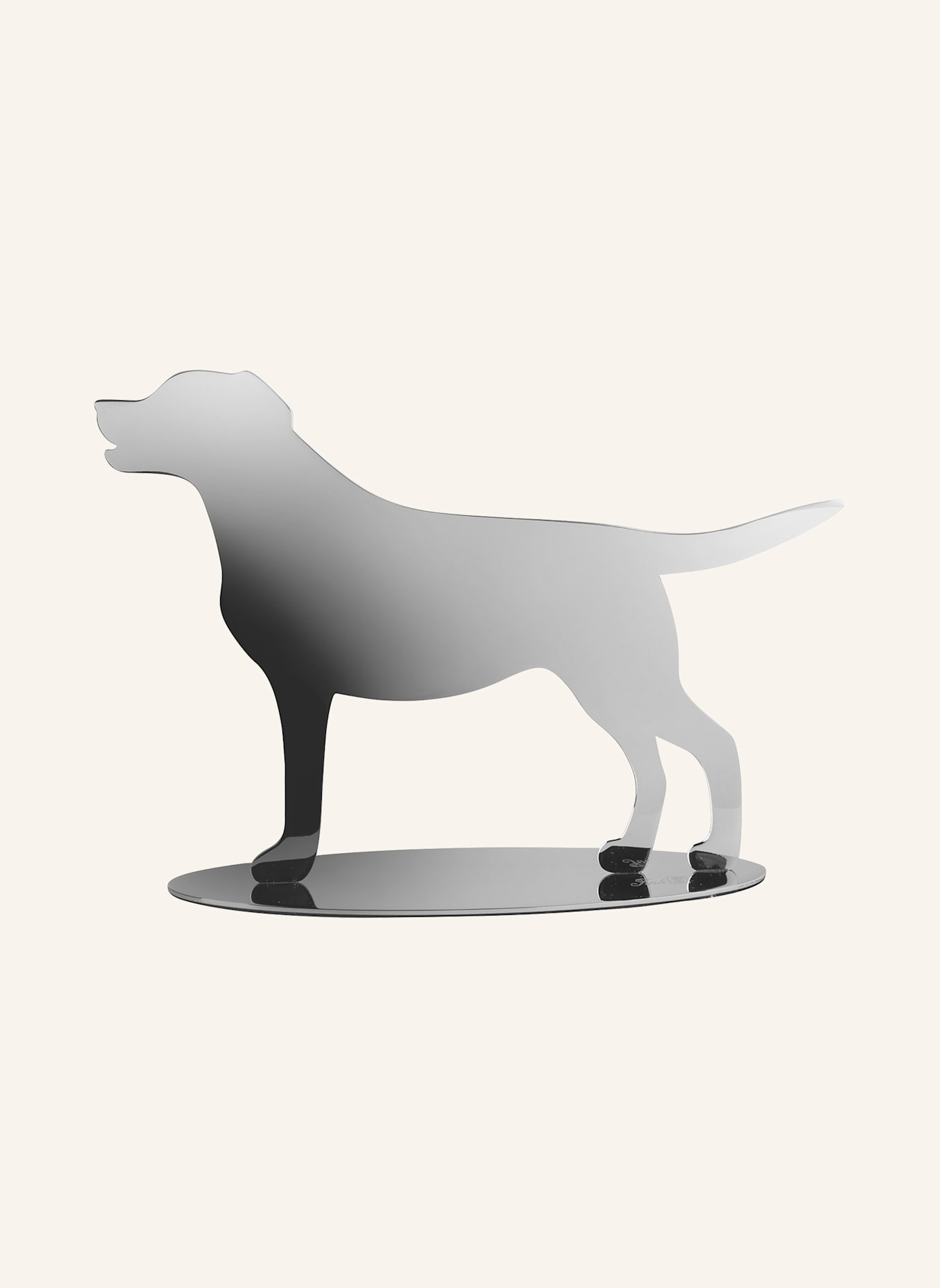 Fink Deko Hund LABBI: SILBER