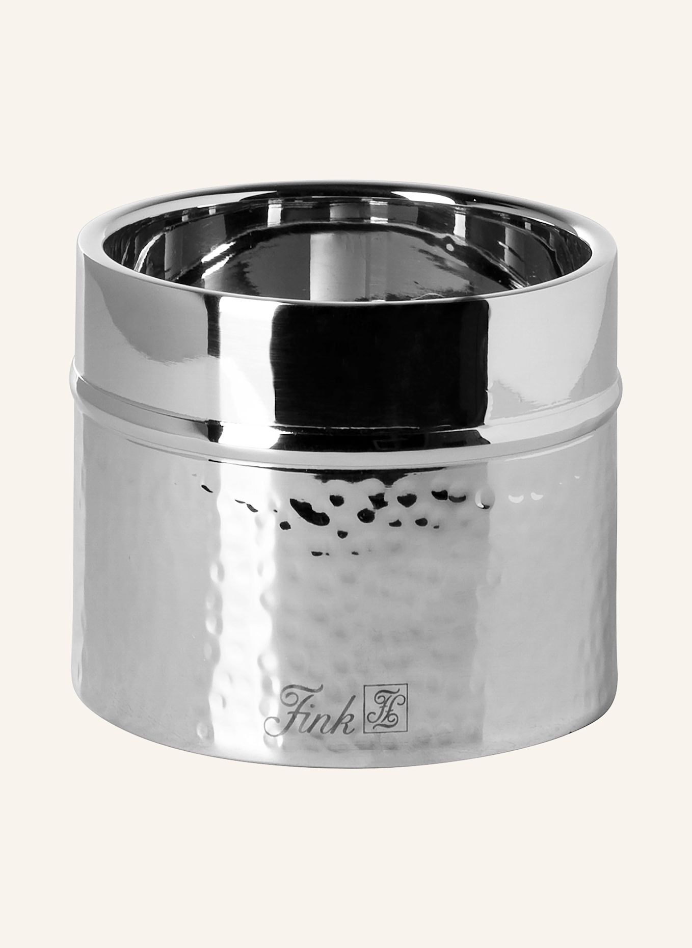 Fink Stumpenkerzenhalter NASSAU: SILBER