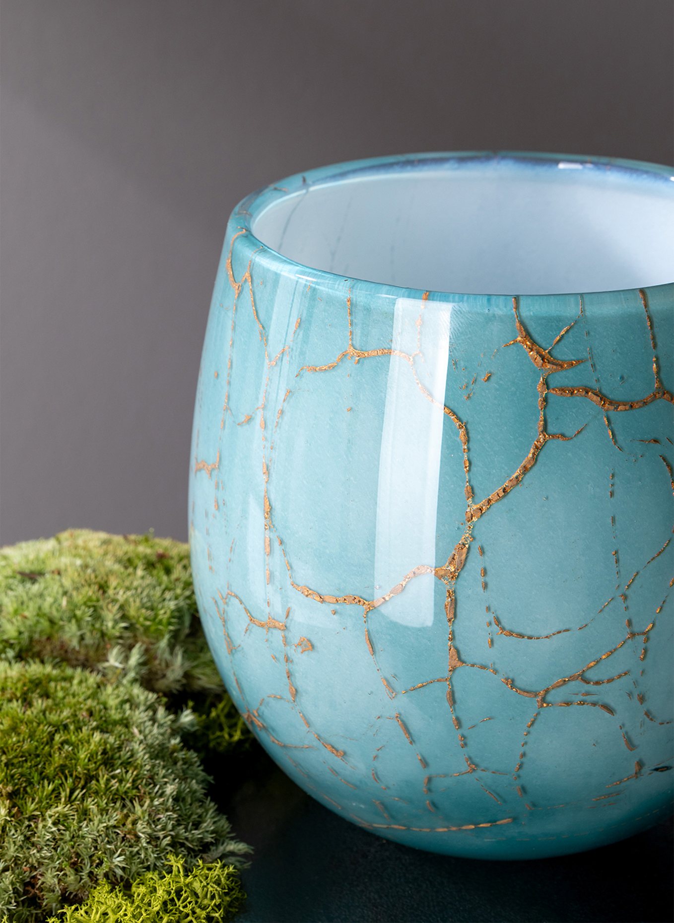 Fink Windlicht, Vase COSMIC: GOLD