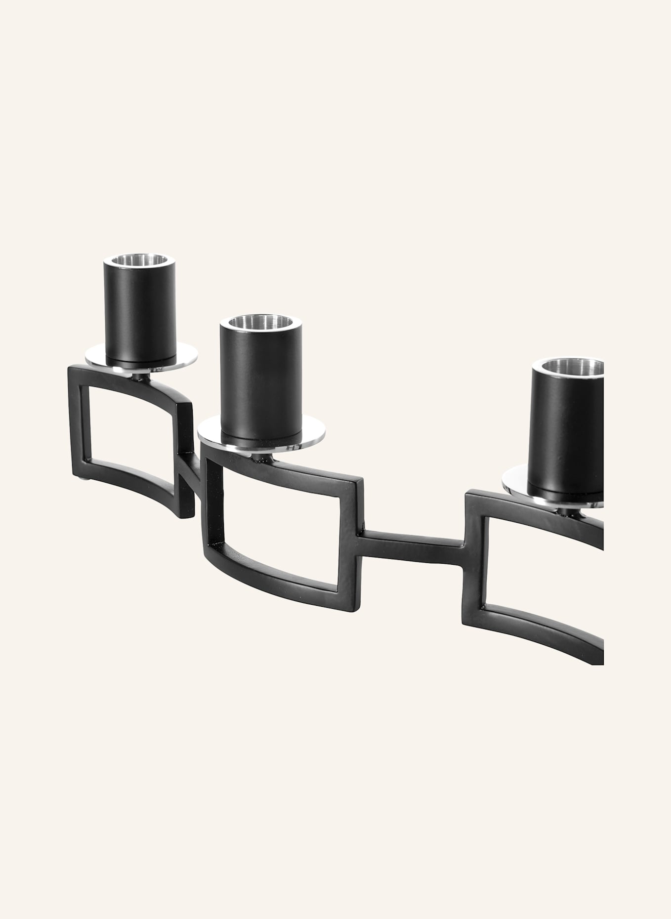 Fink Leuchter, 4-flammig HOMMAGE: SCHWARZ