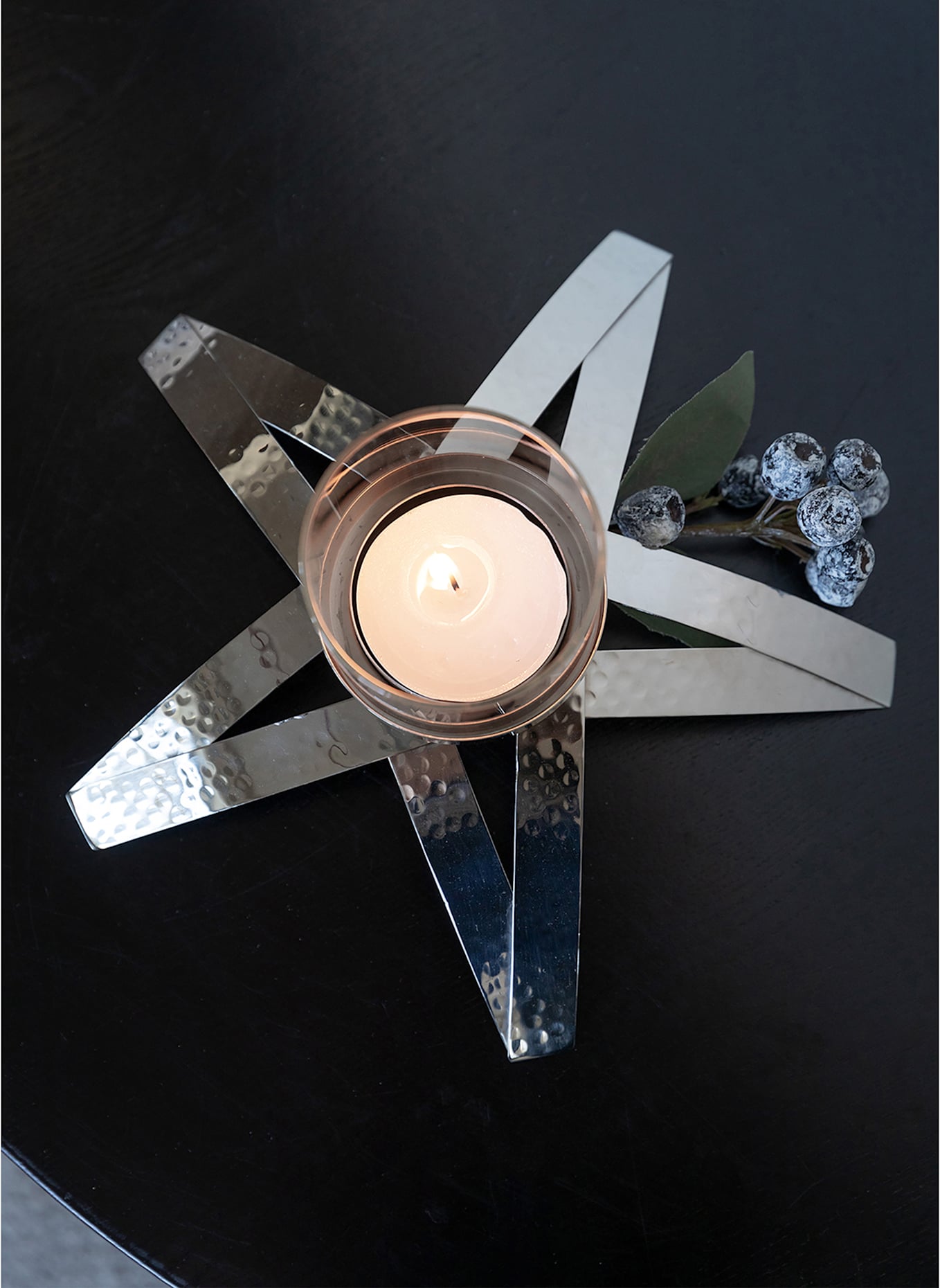 Fink Leuchter CLAIRE: SILBER