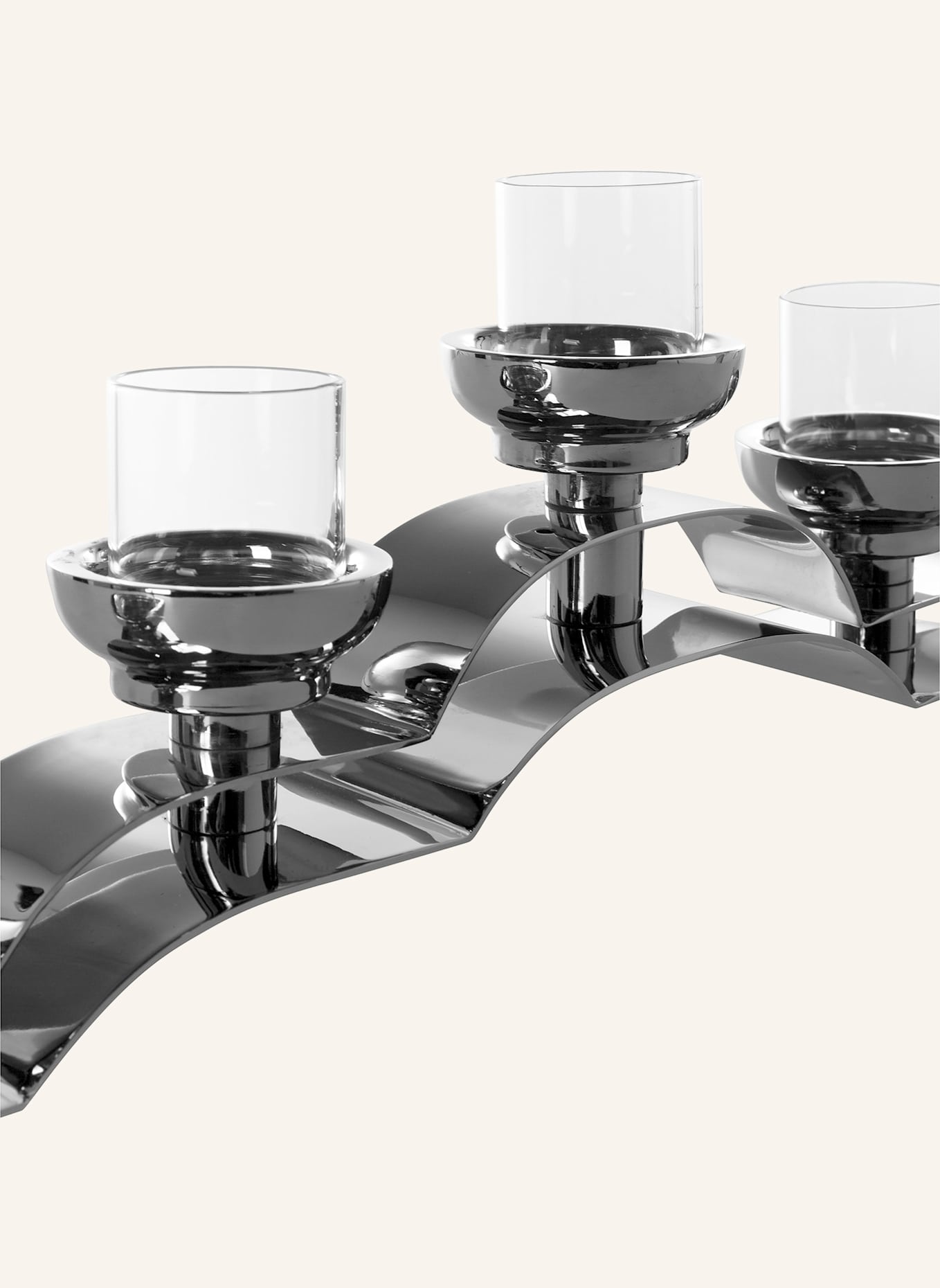 Fink Leuchter, 5-flammig NUVOLA: SILBER