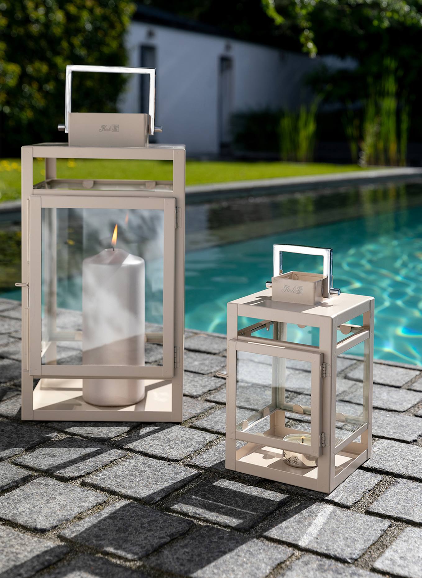 Fink Laterne KENIA: BEIGE