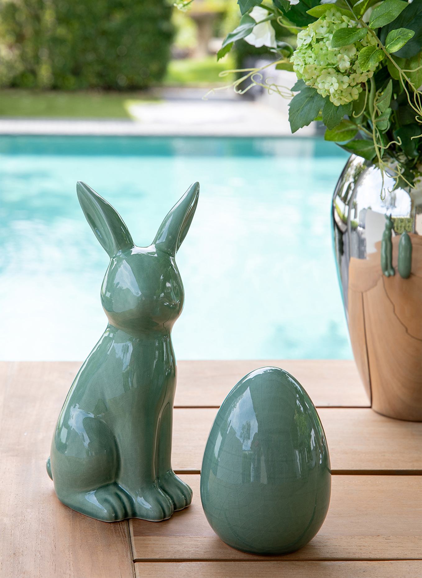 Fink Deko Hase FABIUS: GRÜN