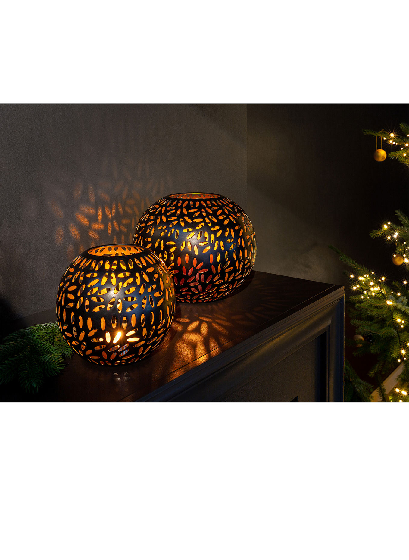 Fink Windlicht DARIA: SCHWARZ