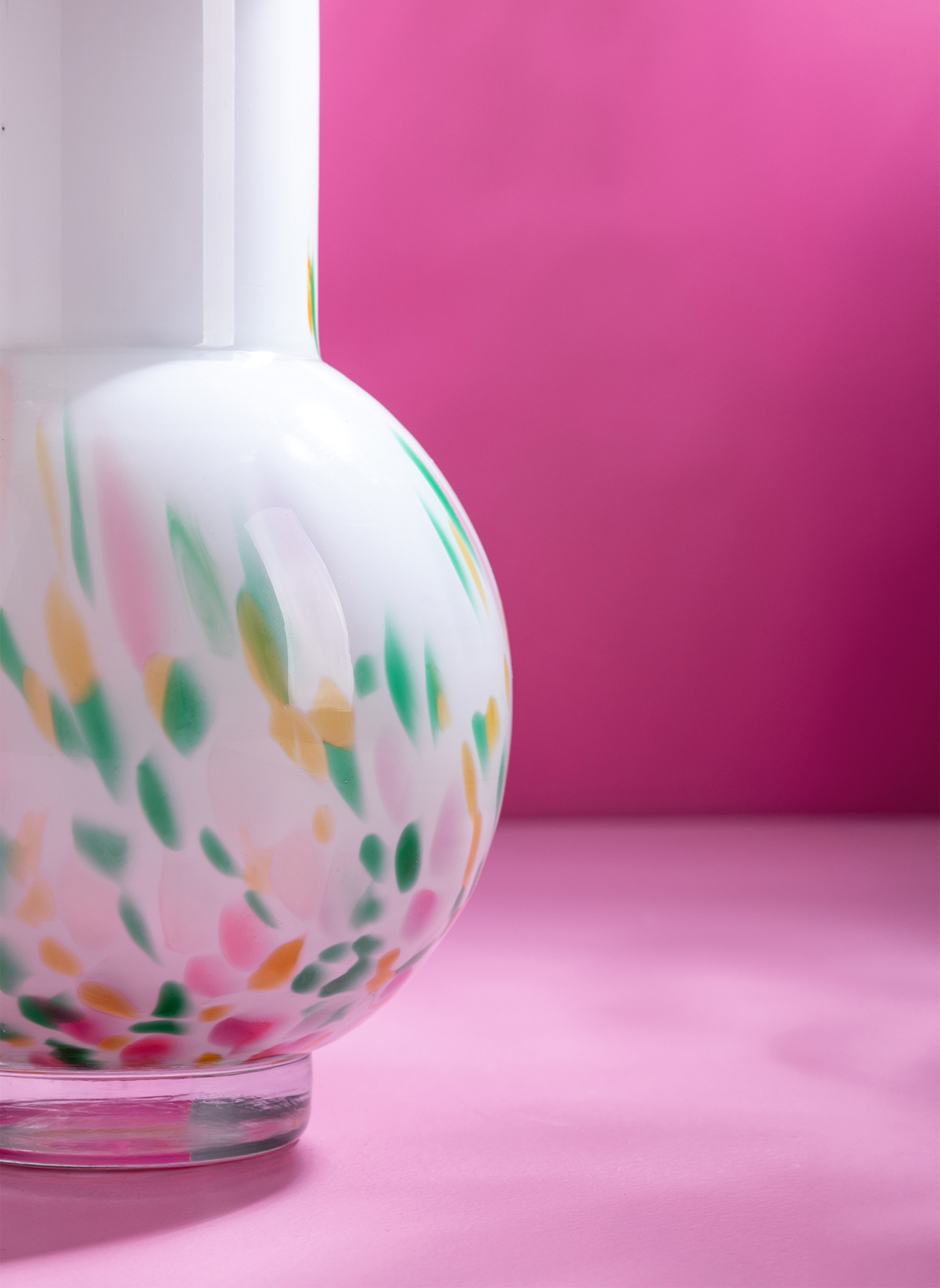 Fink Vase HENNY: WEISS