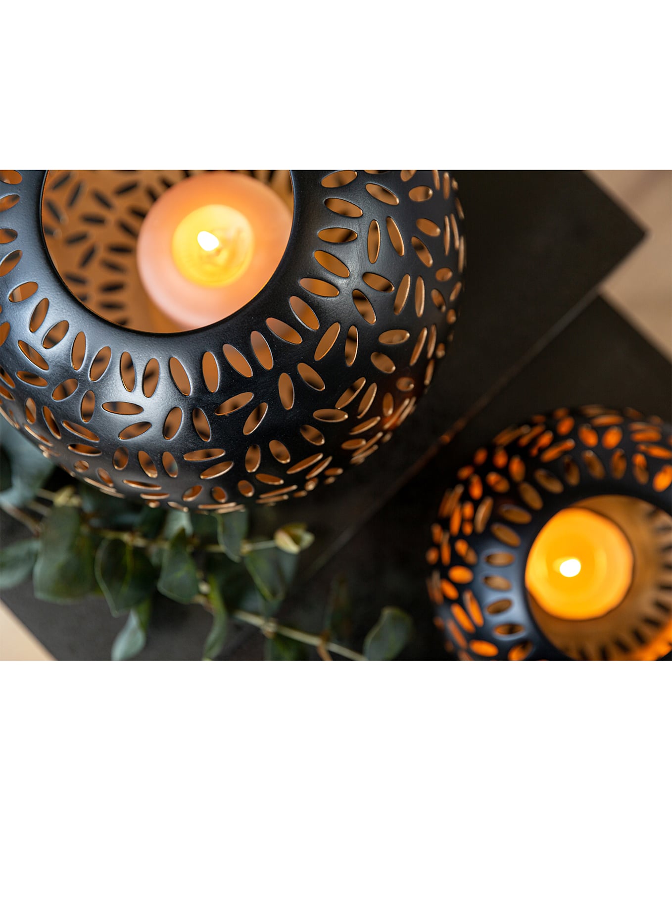 Fink Windlicht DARIA: SCHWARZ