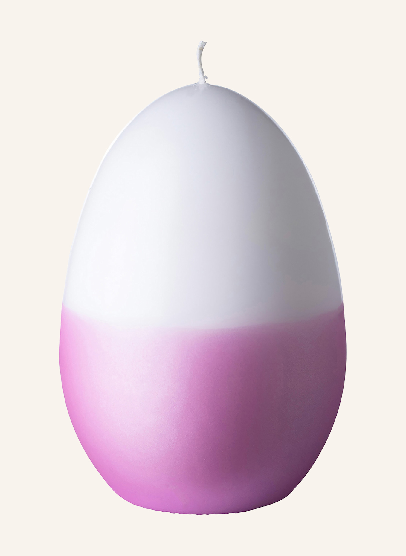 Fink Eikerze CANDLE: WEISS/ FUCHSIA