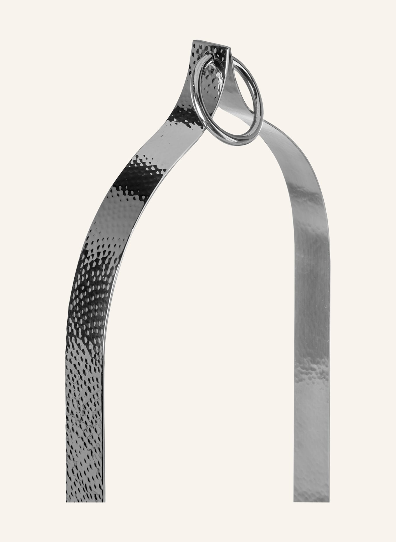 Fink Windlicht mit Glas LONIDA: SILBER