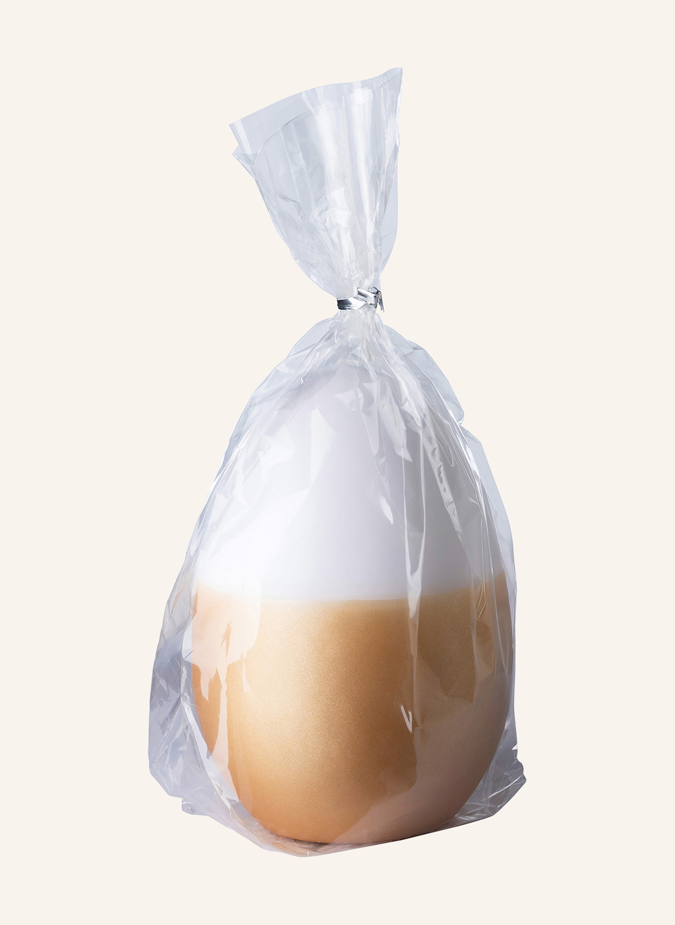 Fink Eikerze CANDLE: WEISS/ GELB