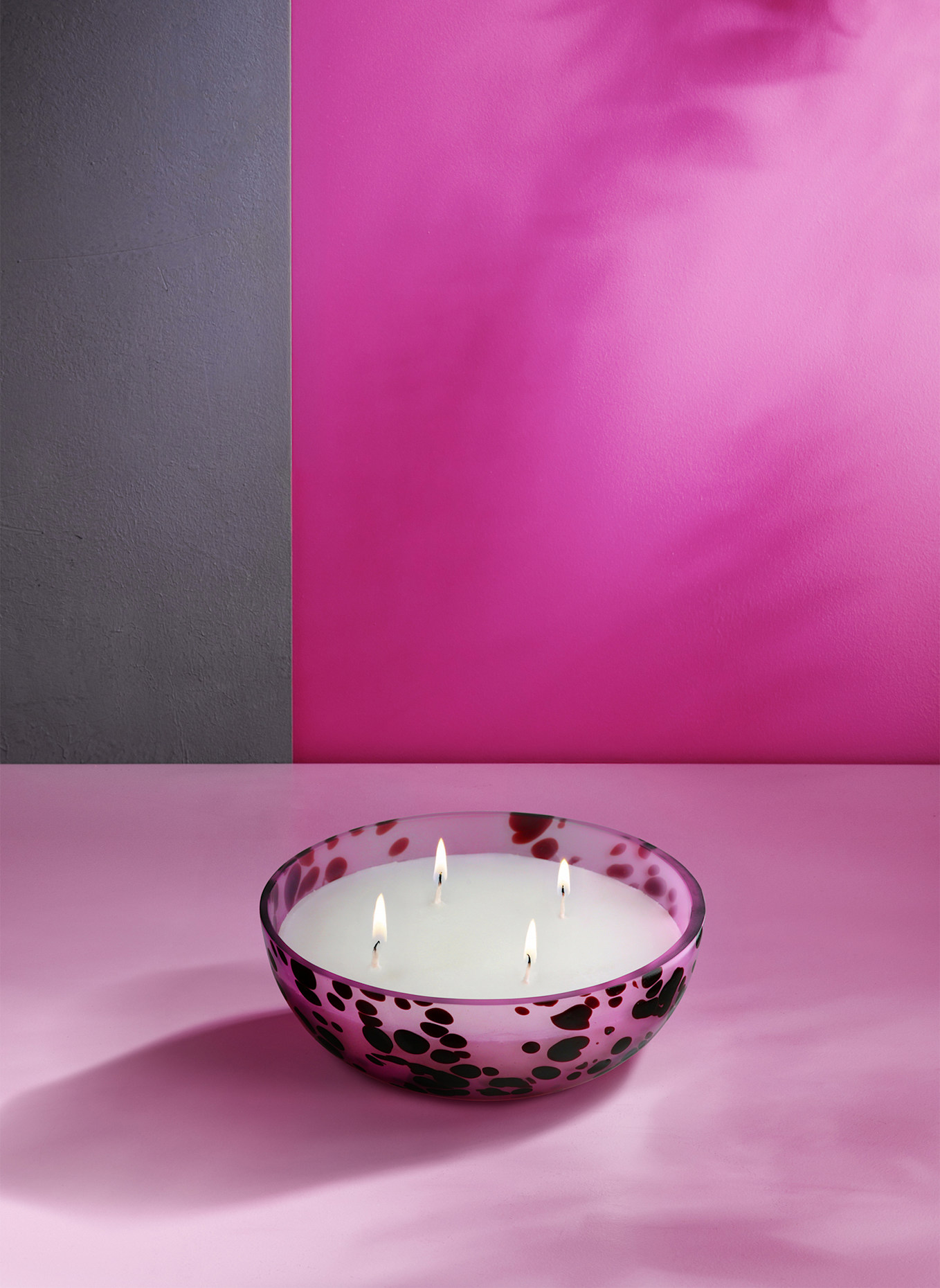 Fink Duftkerze im Glas MISHA: ROSA