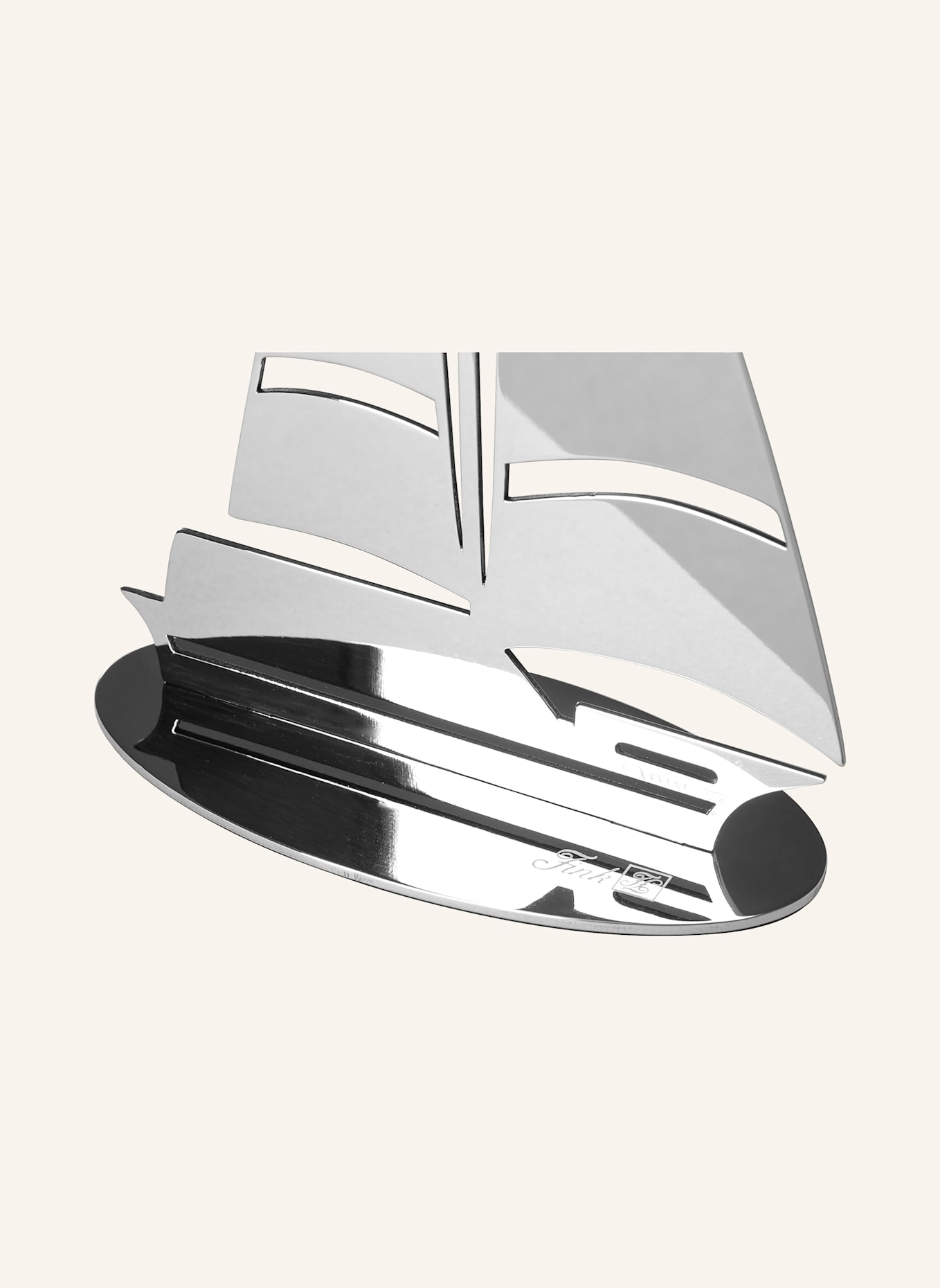 Fink Deko-Segelboot SAILER: SILBER