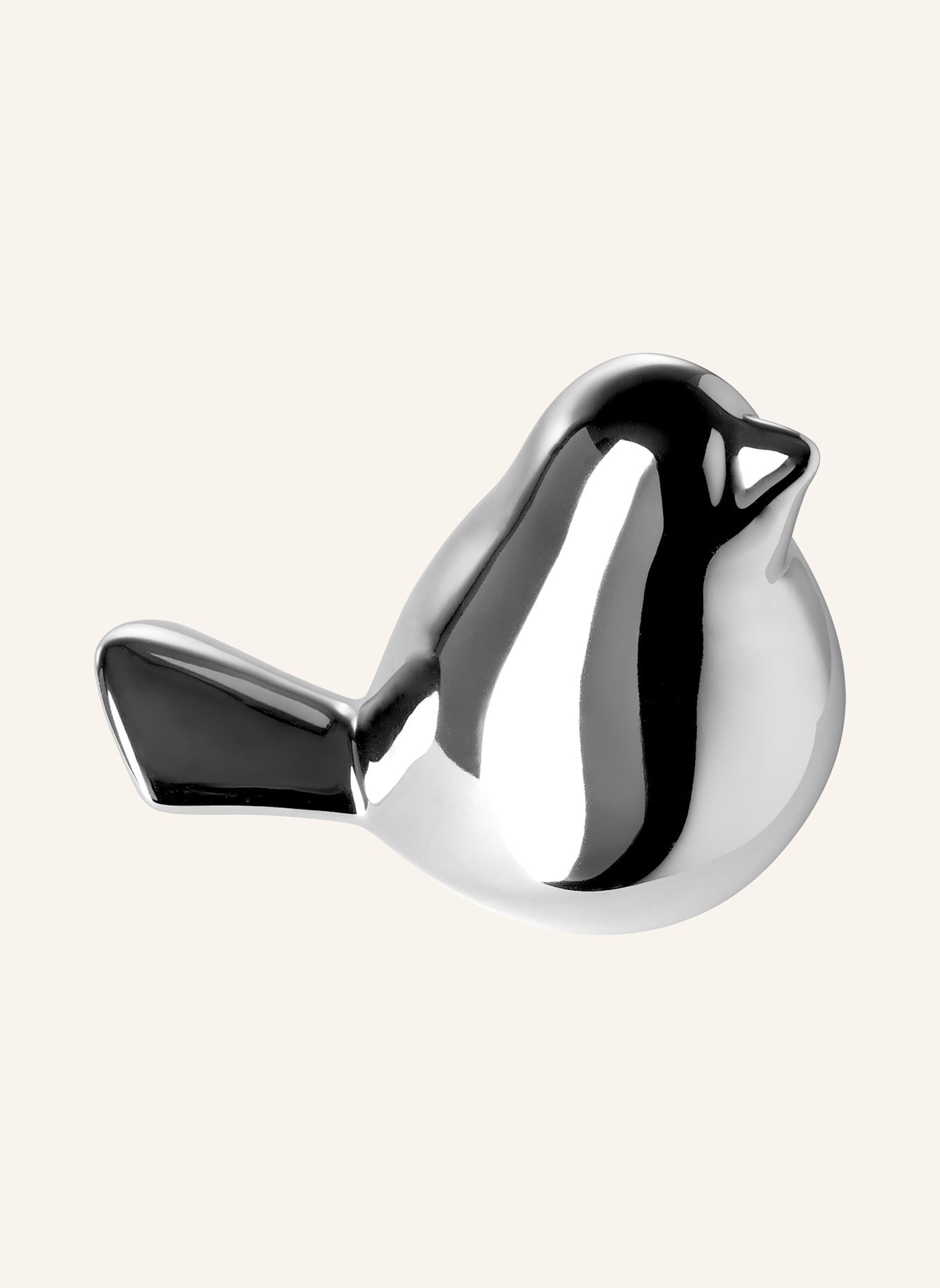 Fink Dekofigur Vogel BIRDY: SILBER