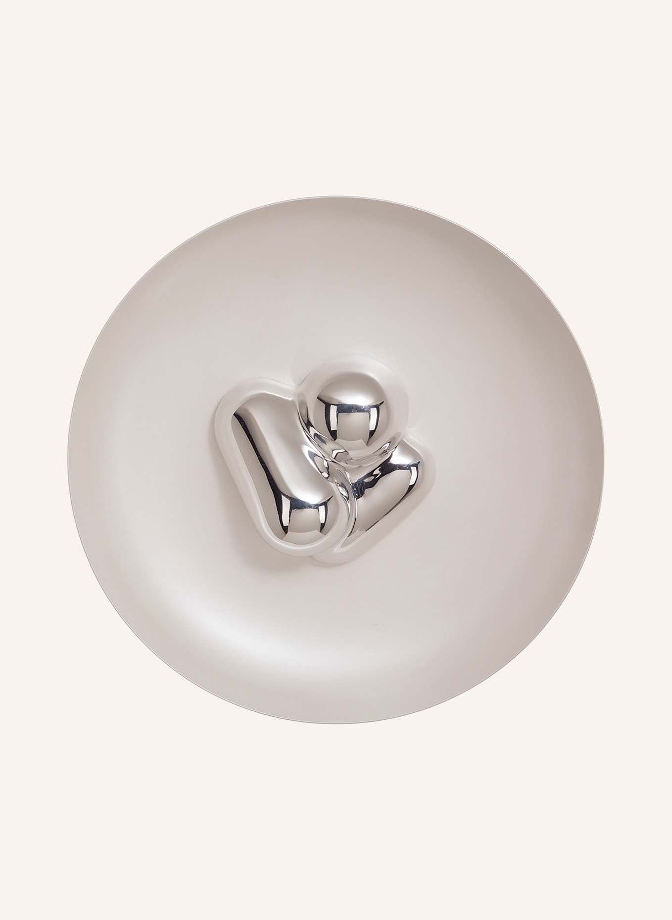Fink Studio Schale SPACE PEARL: SILBER/ CREME