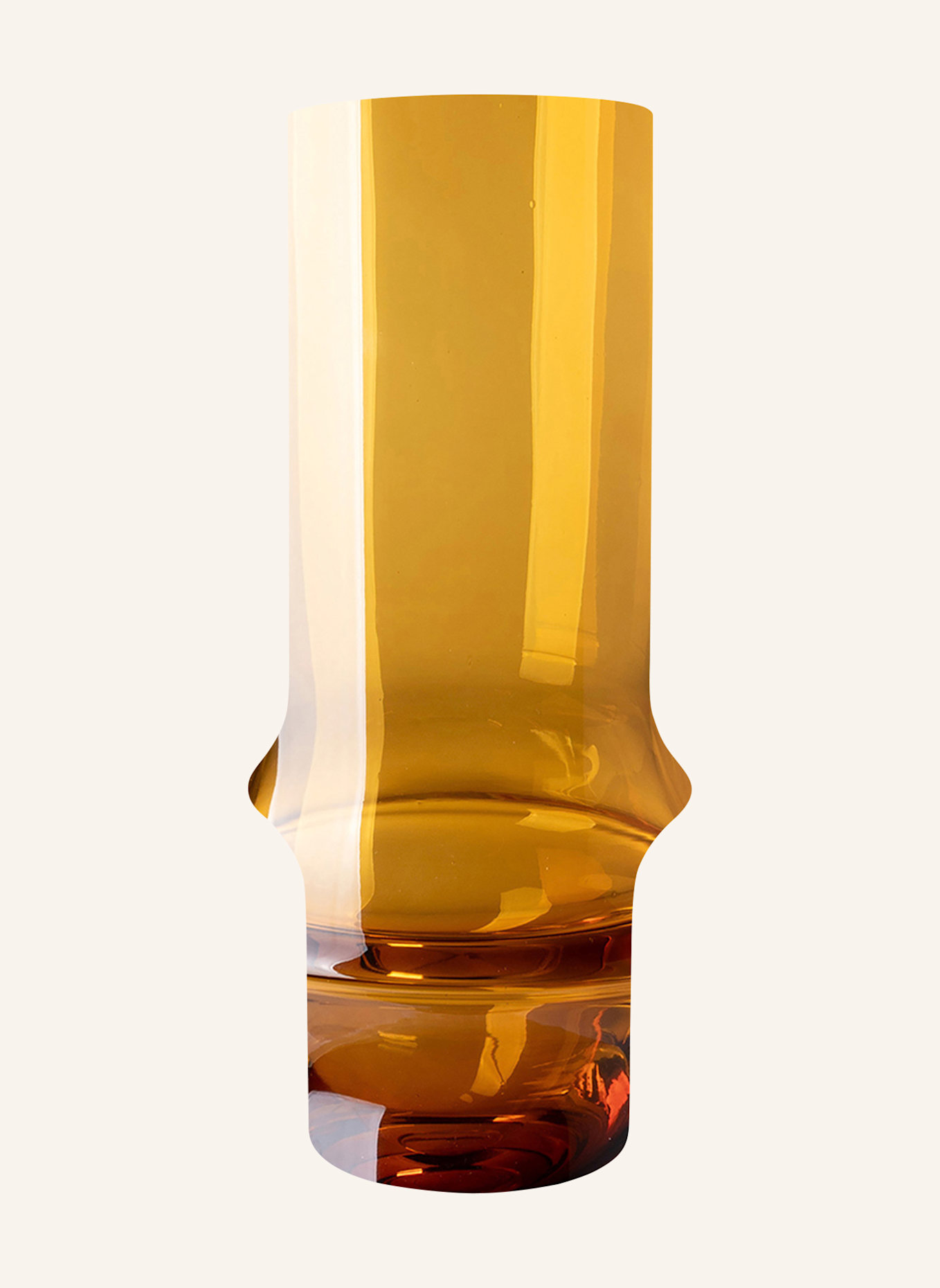 Fink Glasvase GLENDA: GELB