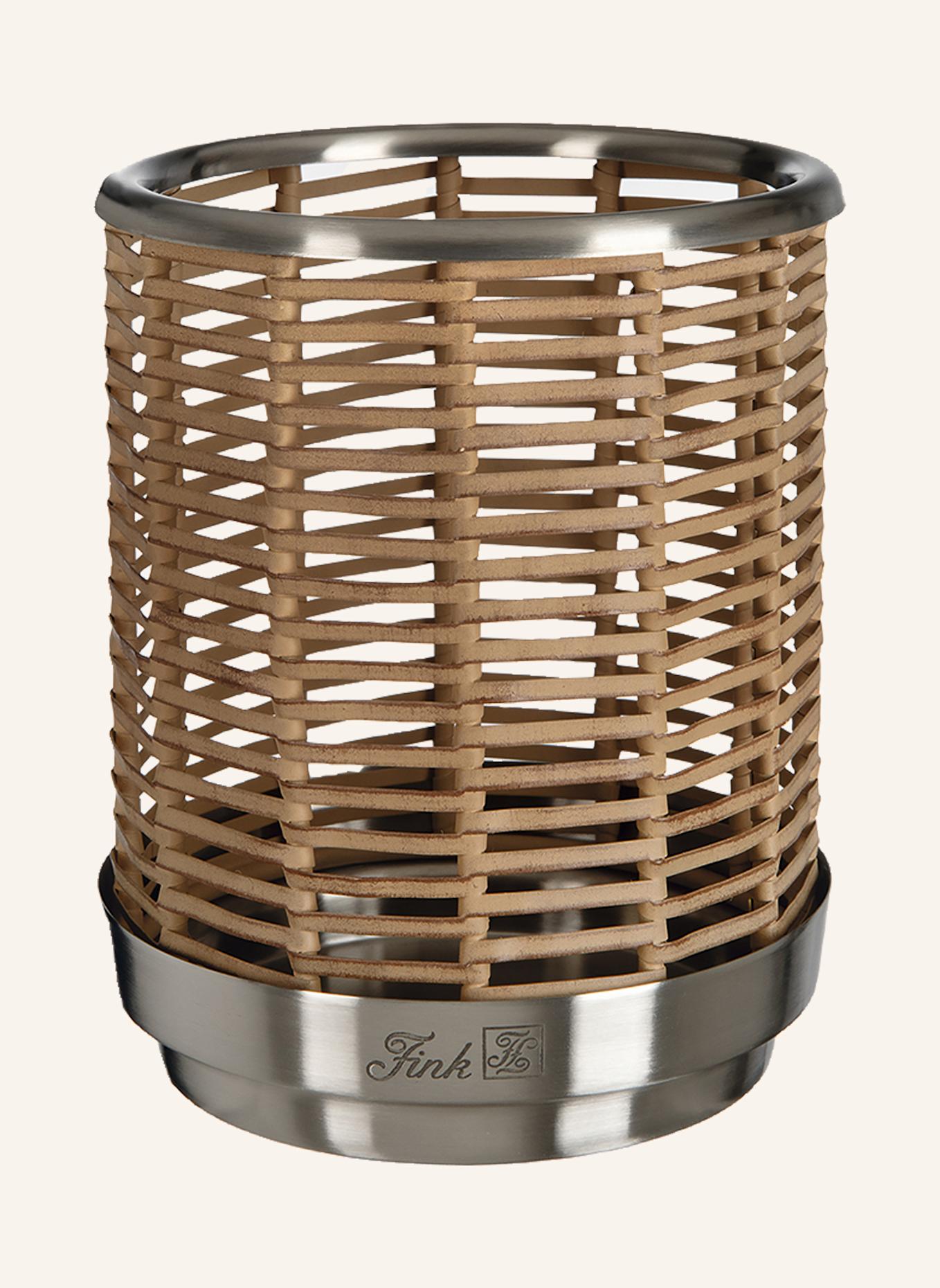 Fink Windlicht ohne Glas FLAVIO: SILBER
