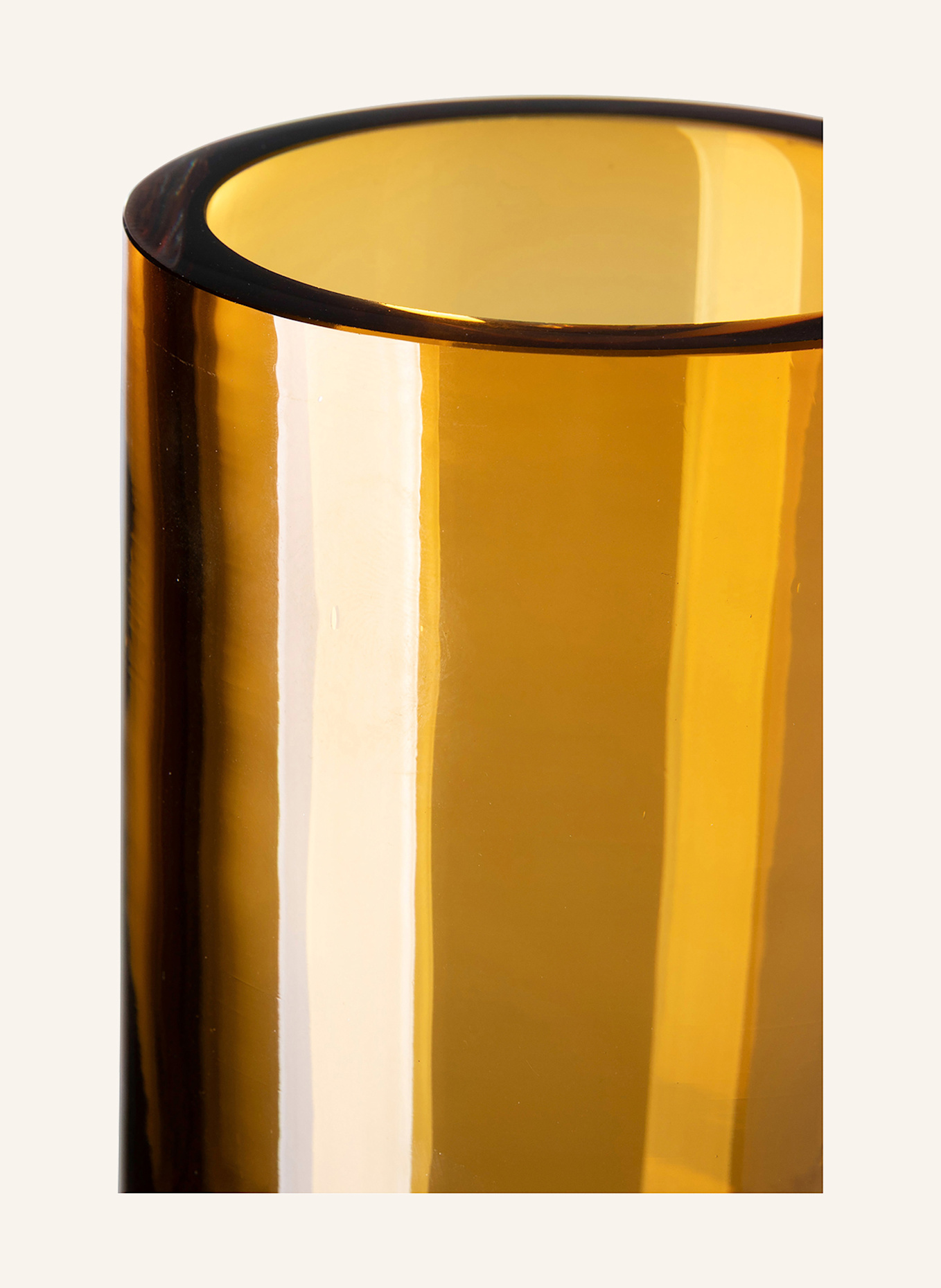 Fink Glasvase GLENDA: GELB