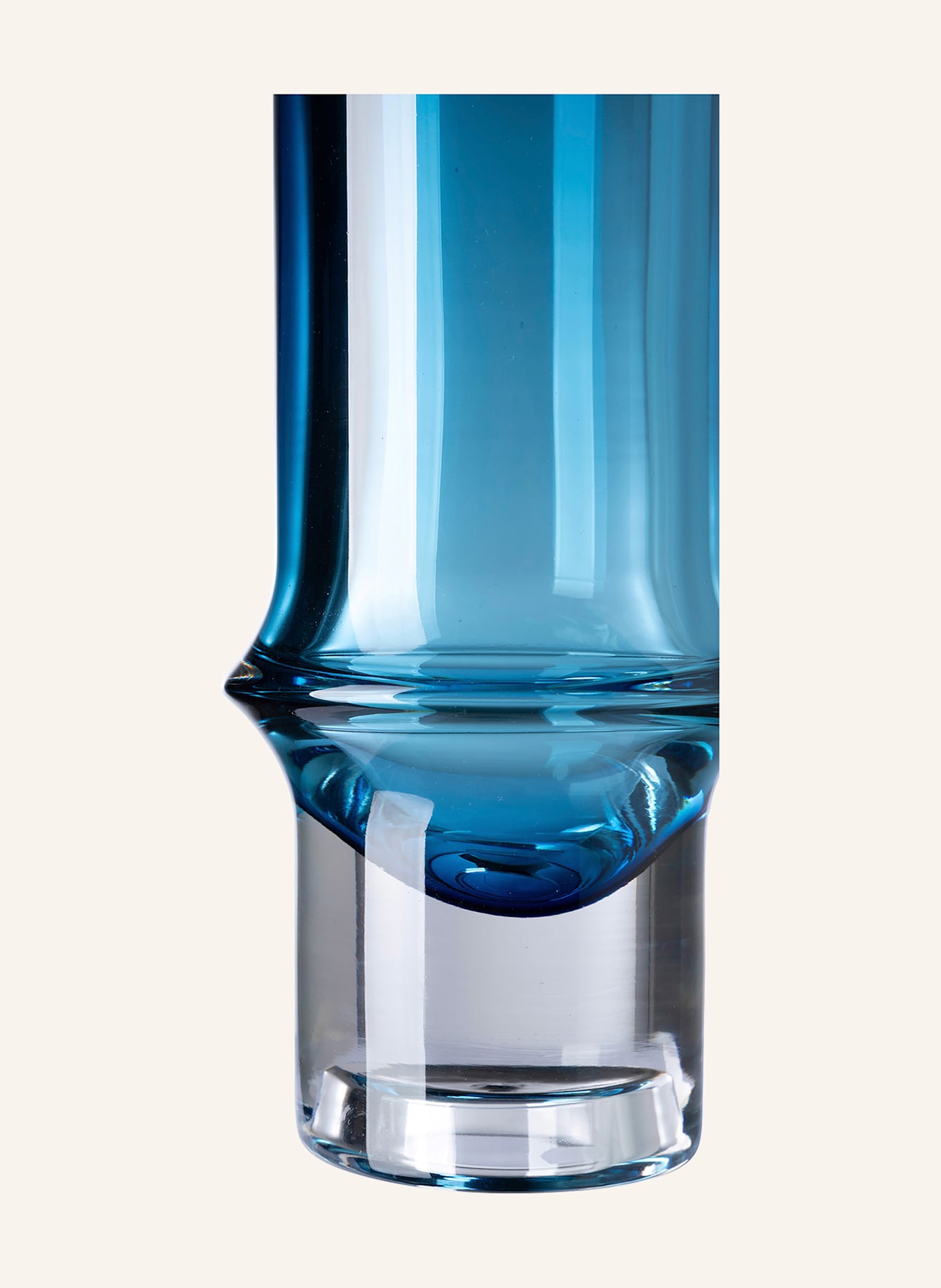 Fink Glasvase GLENDA: BLAU