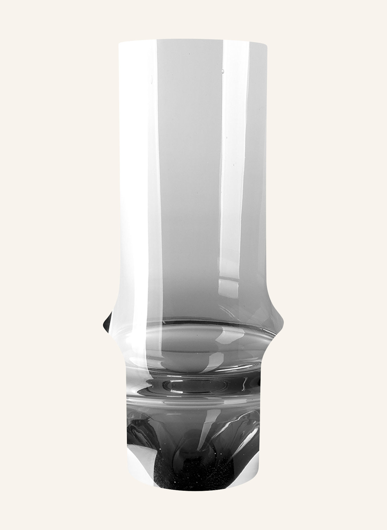 Fink Glasvase GLENDA: GRAU