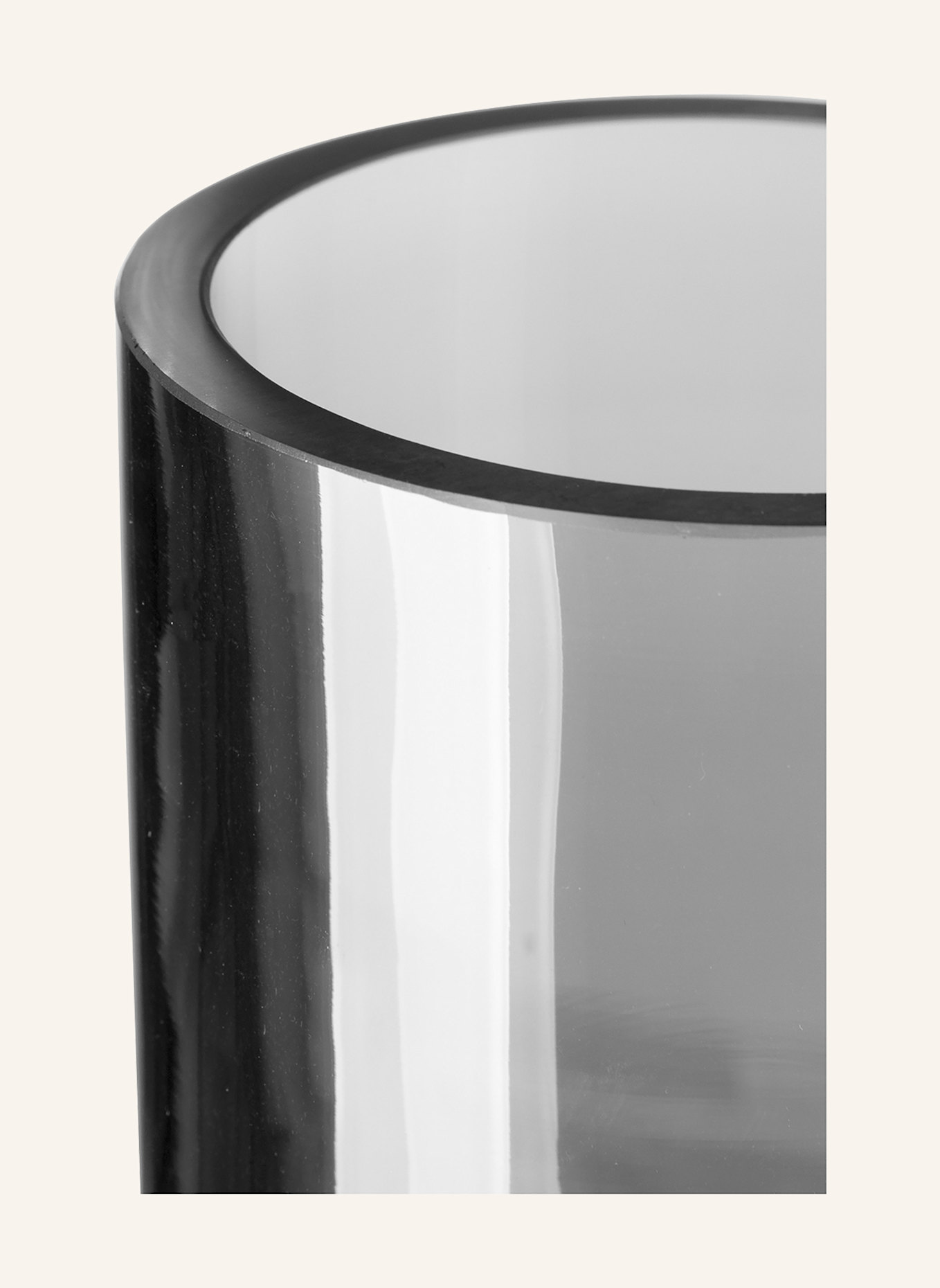 Fink Glasvase GLENDA: GRAU