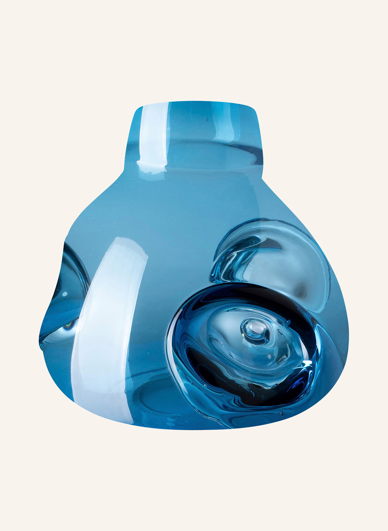 Fink Glasvase JARVEN: BLAU