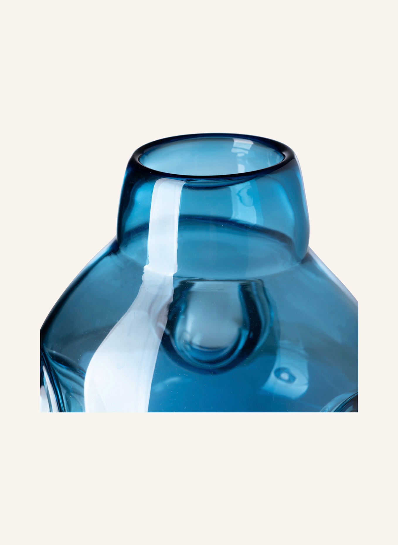 Fink Glasvase JARVEN: BLAU