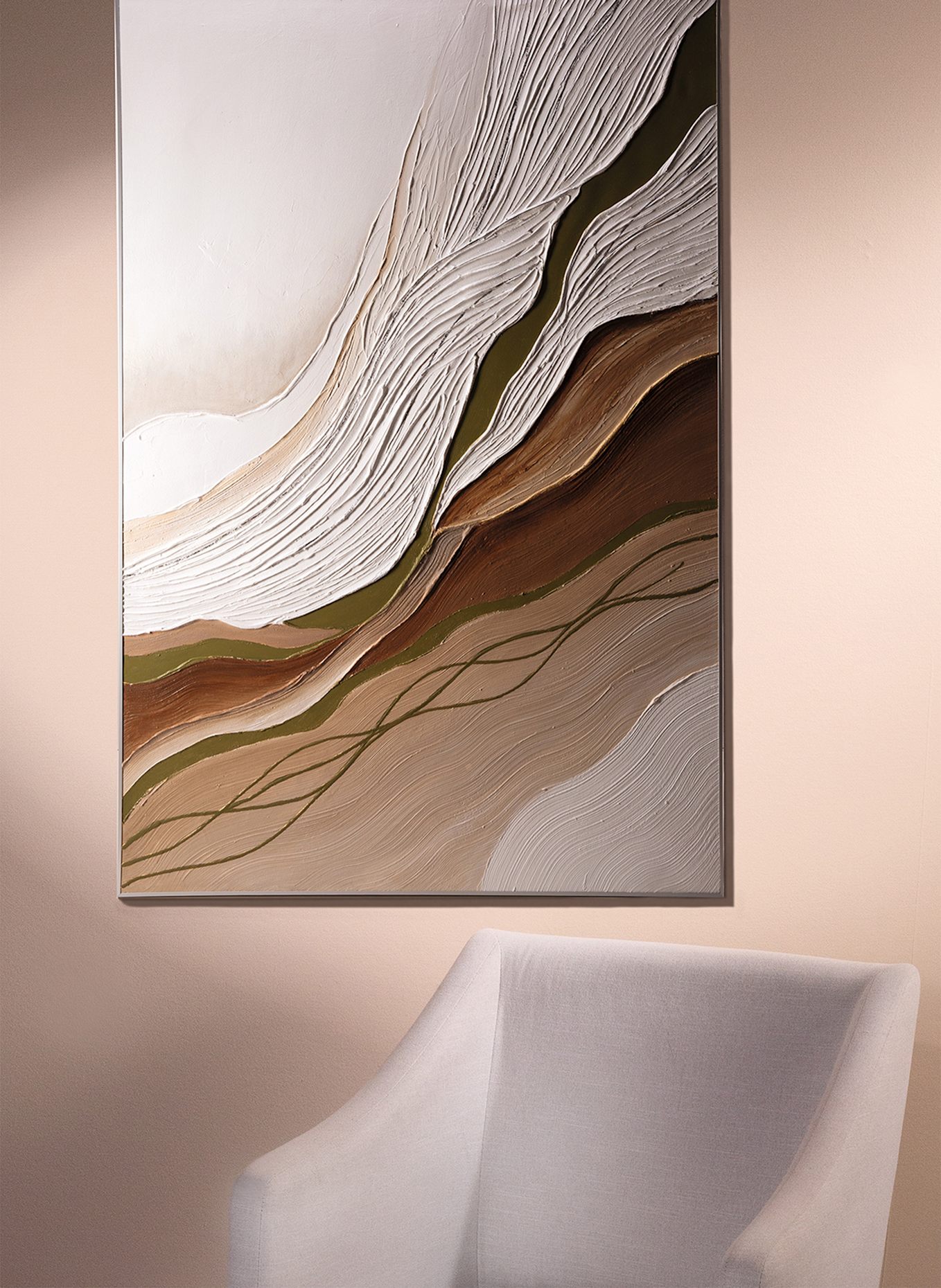 Fink Wandbild FERANO: BRAUN