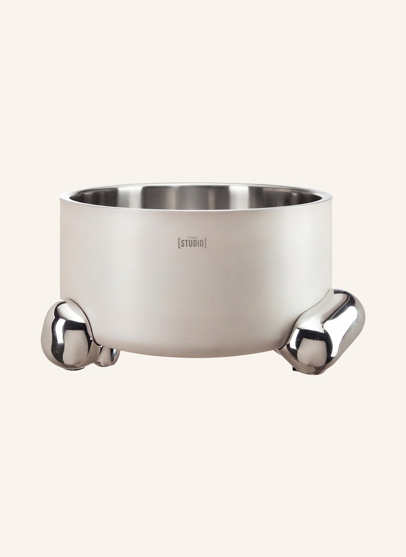 Fink Studio Punchbowl SPACE PEARL: SILBER/ CREME