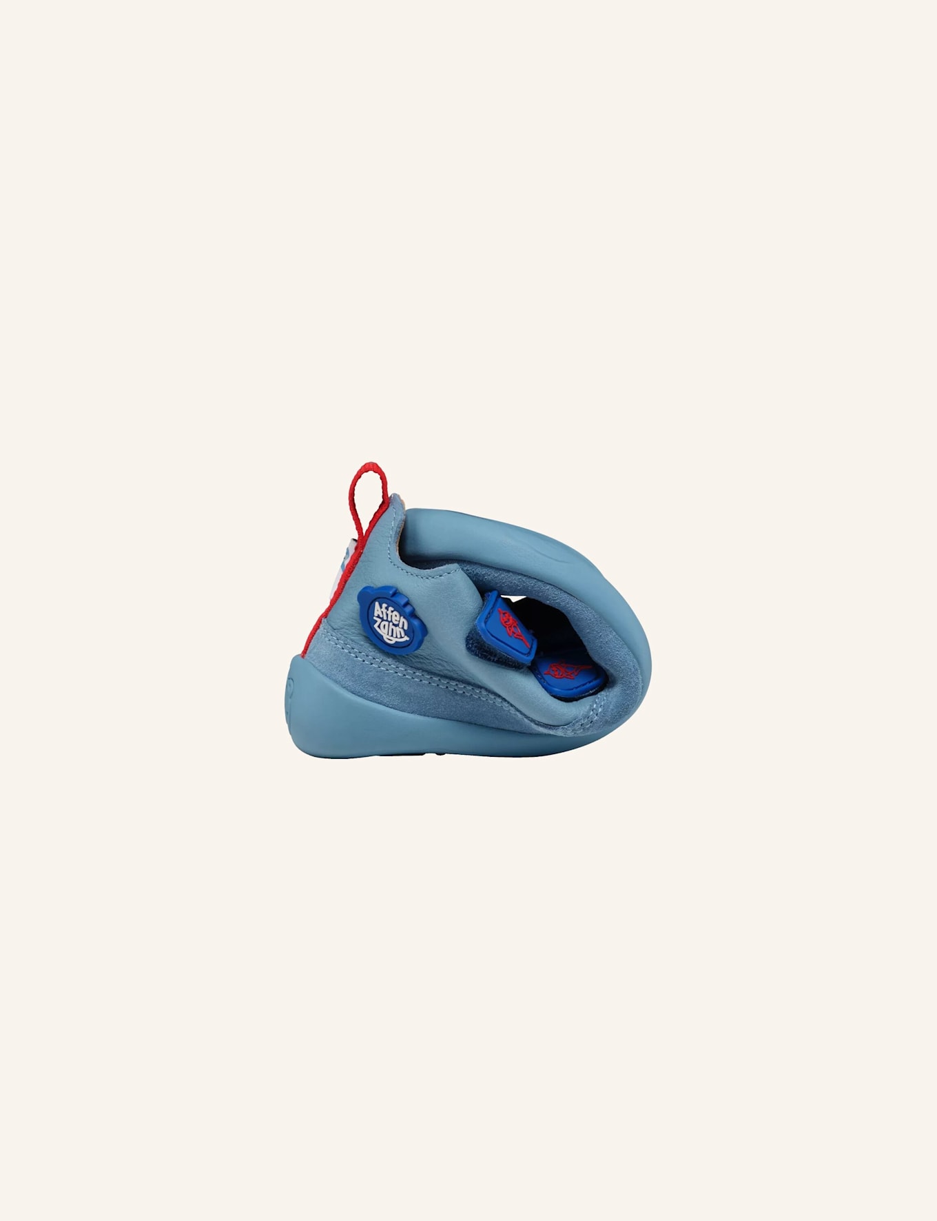 Affenzahn Sneaker LEDER BUDDY: BLAU