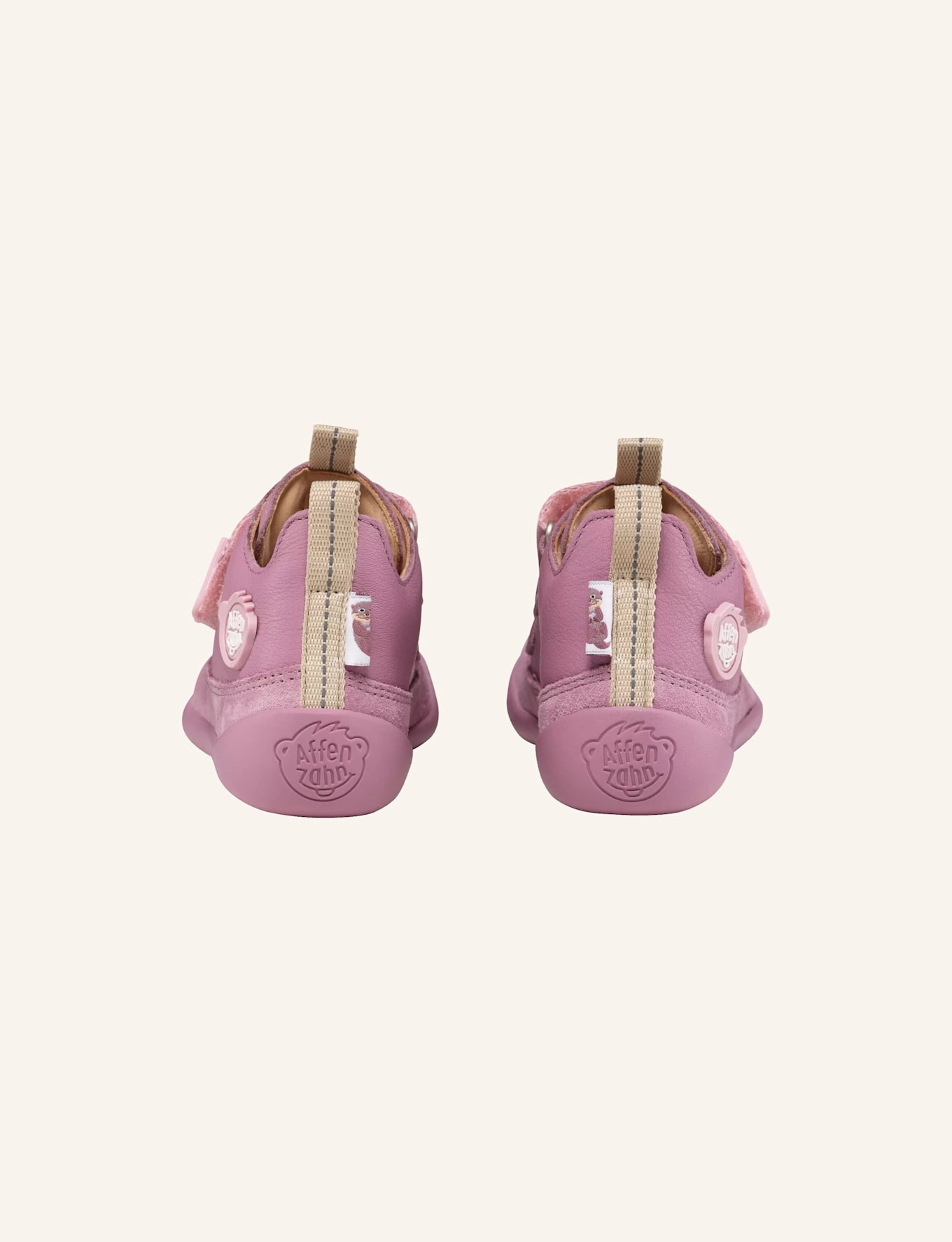Affenzahn Sneaker LEDER BUDDY: ROSA