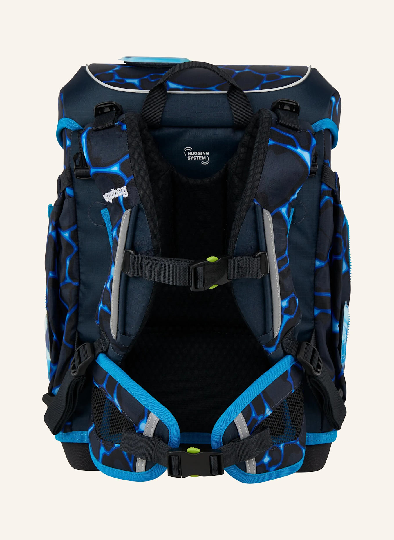 ergobag Schulranzen-Set CUBO LIGHT SET: HELLBLAU/ BLAU