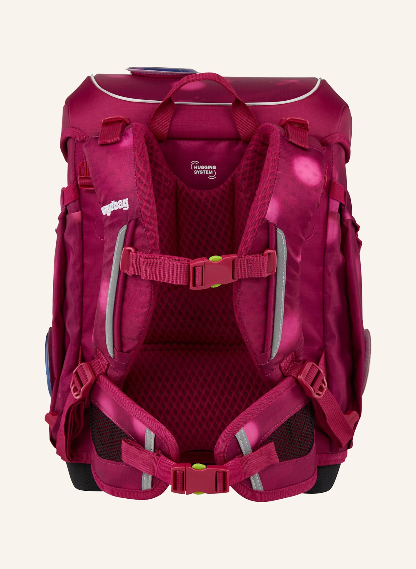 ergobag Schulranzen-Set CUBO LIGHT SET: LILA/ FUCHSIA