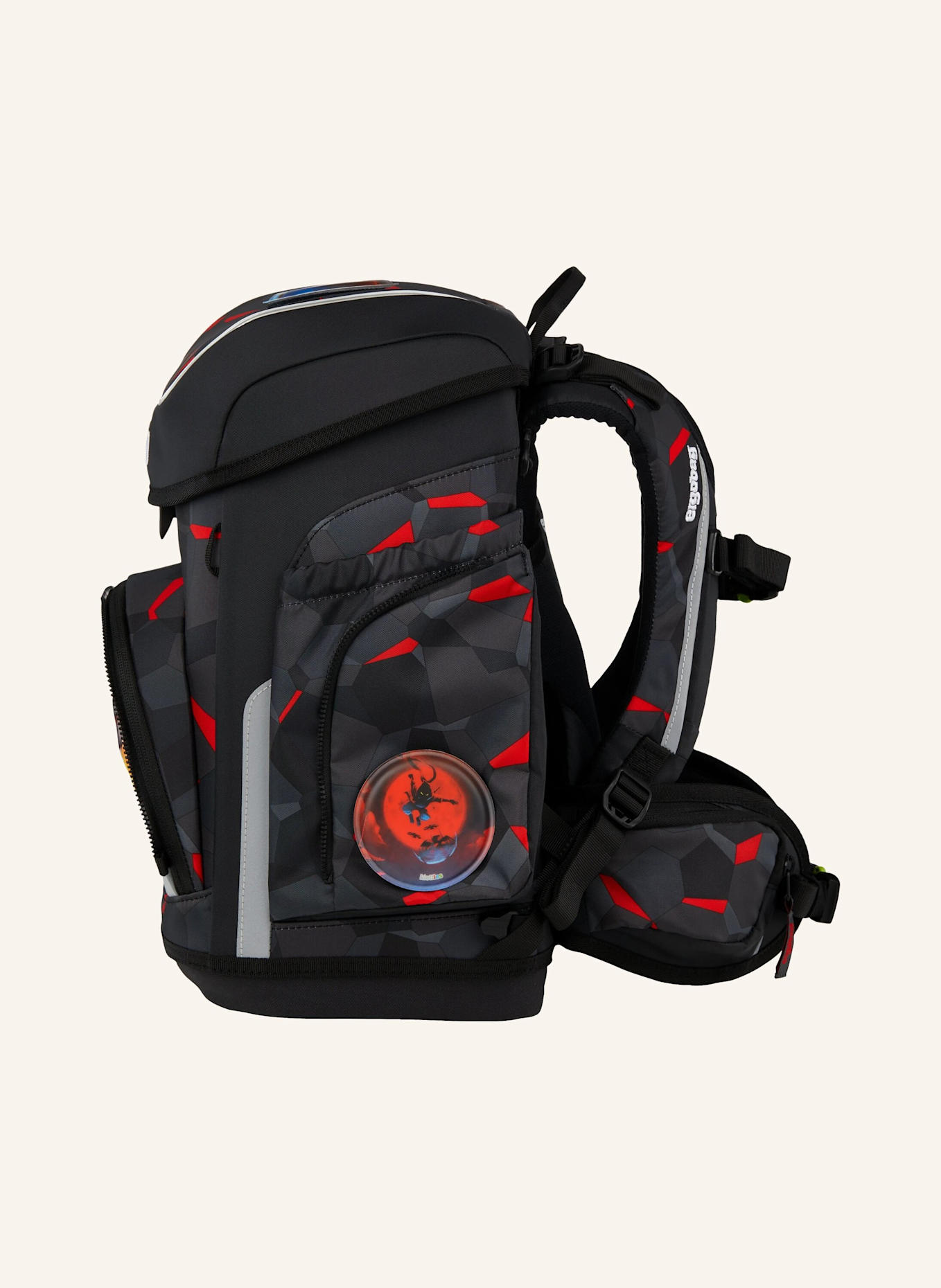 ergobag Schulranzen-Set CUBO SET: GRAU