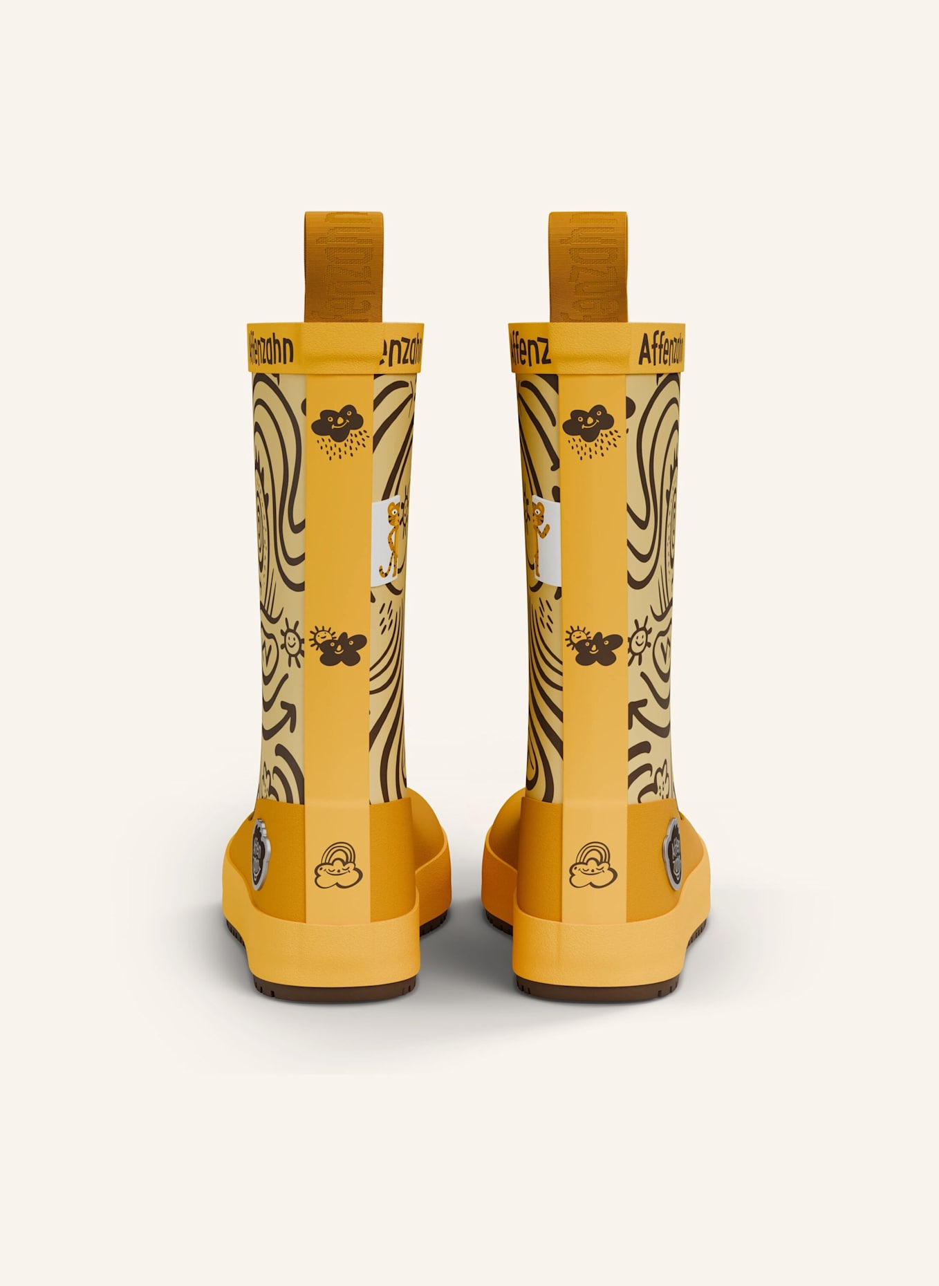 Affenzahn Gummistiefel PLASHY: GELB