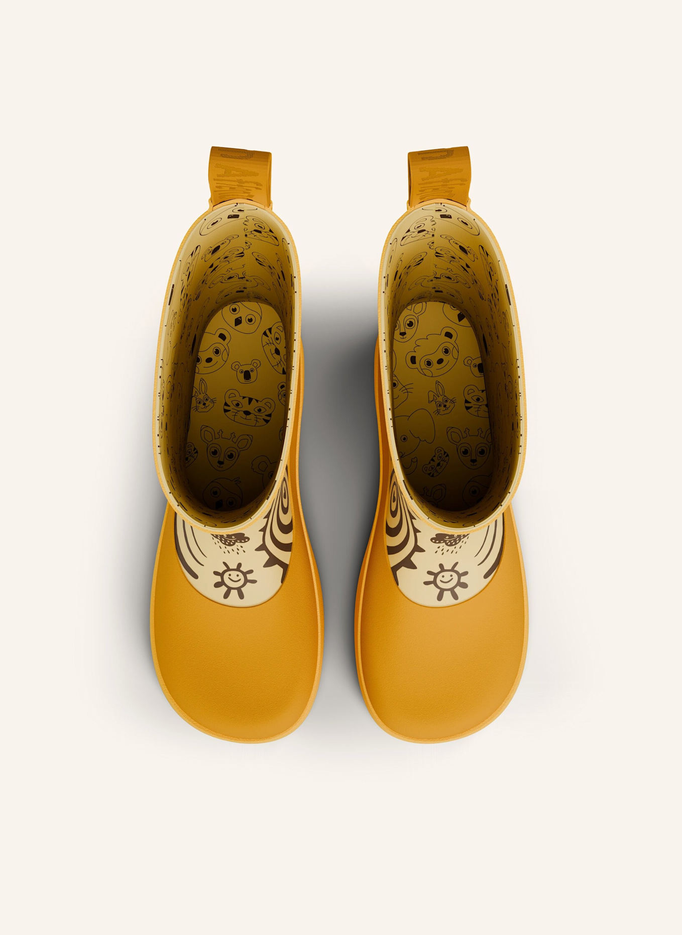 Affenzahn Gummistiefel PLASHY: GELB