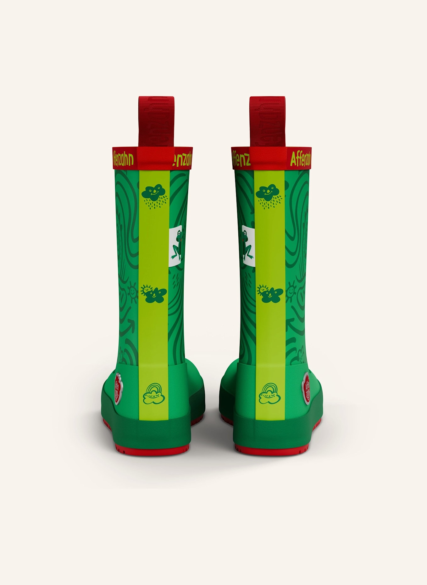 Affenzahn Gummistiefel PLASHY: GRÜN